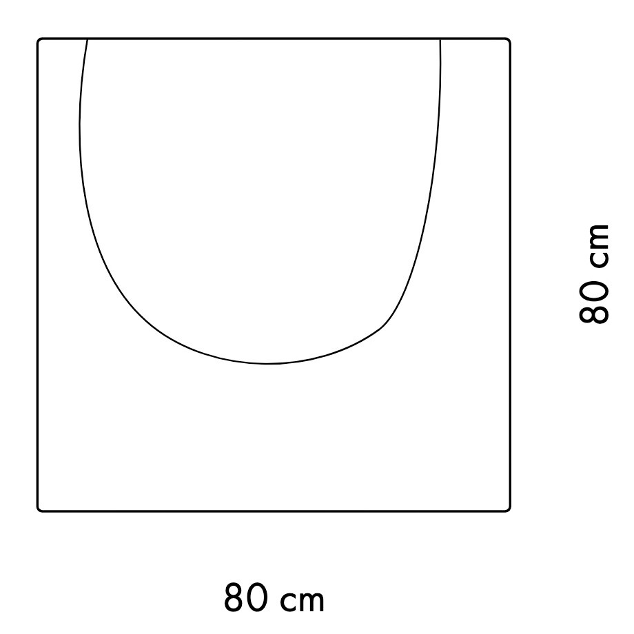 Waseki XLarge Cushion 80x80cm