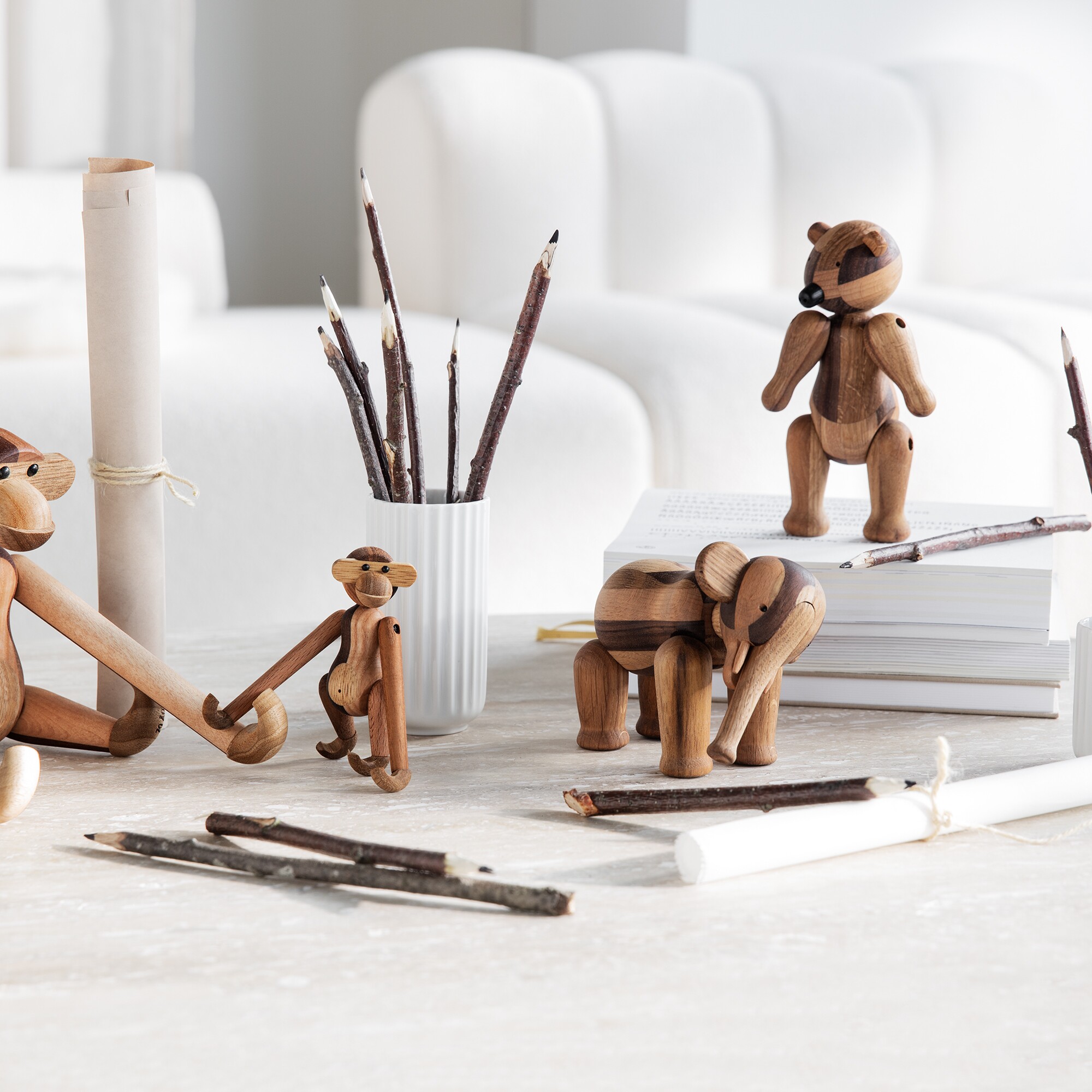 Special Edition Wooden Figurine Elephant Mini