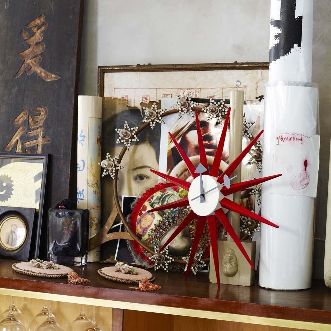 Sunburst Clock Nelson