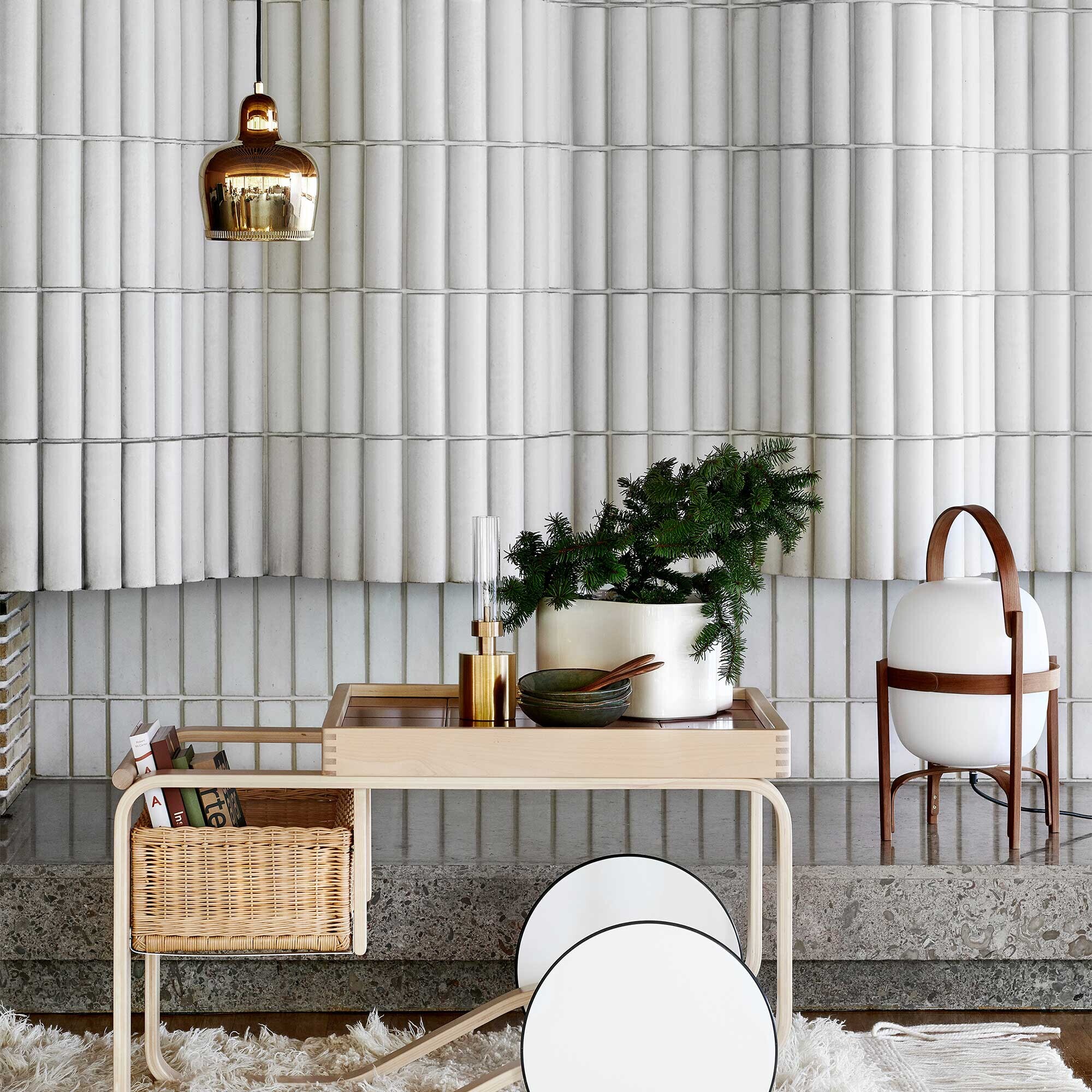 Promo Set A330S Golden Bell Suspension Lamp + 3 Light Bulbs