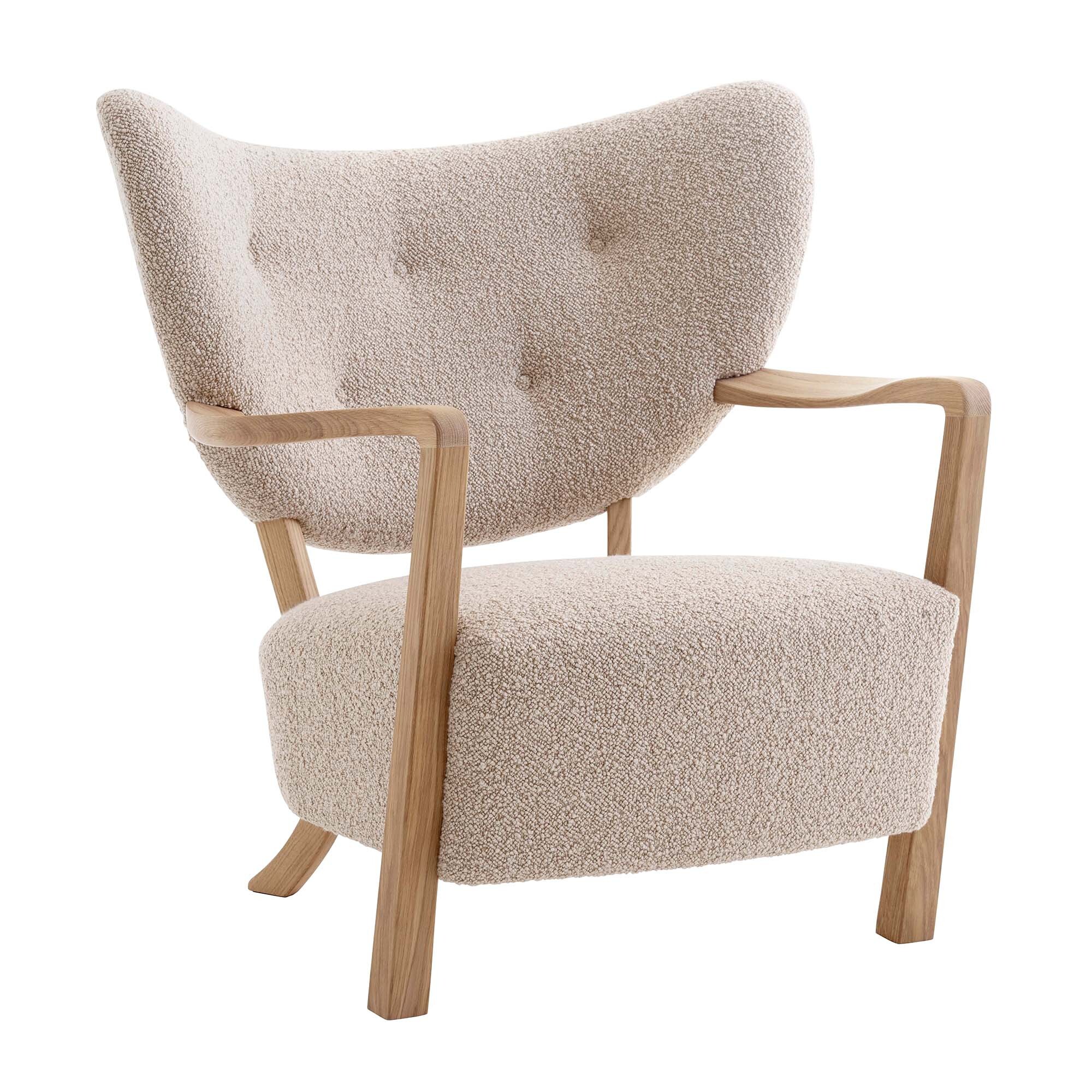 Wulff ATD2 Lounge Chair Frame Oak