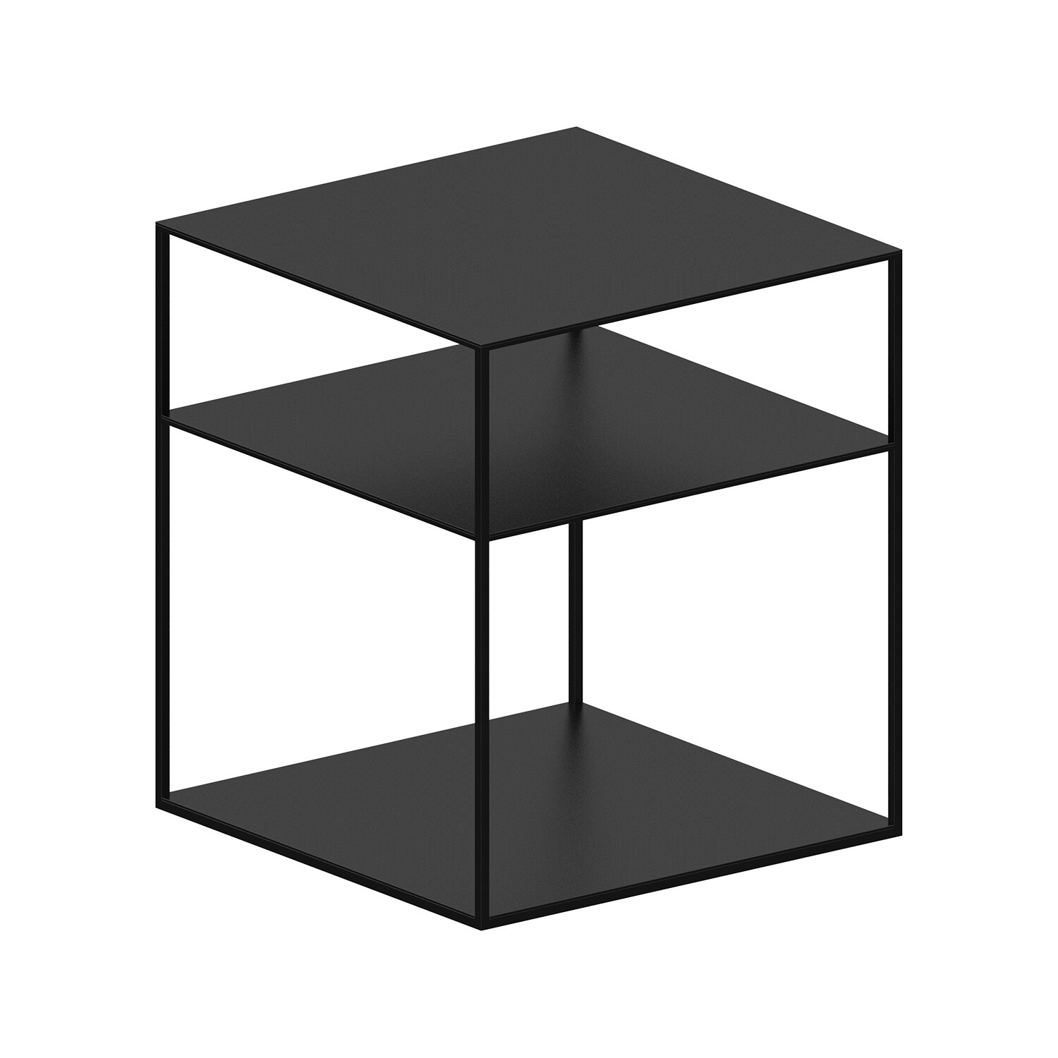 Slim Irony Triplet Side Table 40x40cm