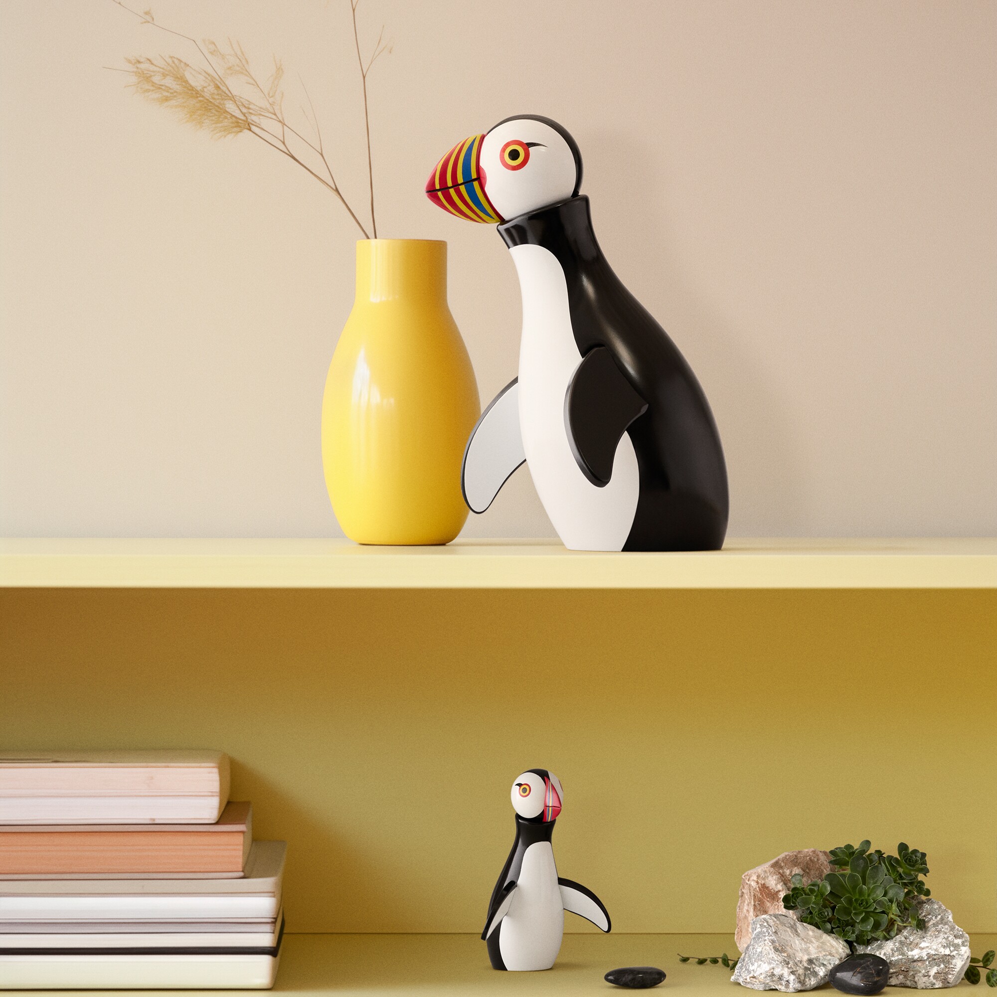 Wooden Figurine Atlantic Puffin