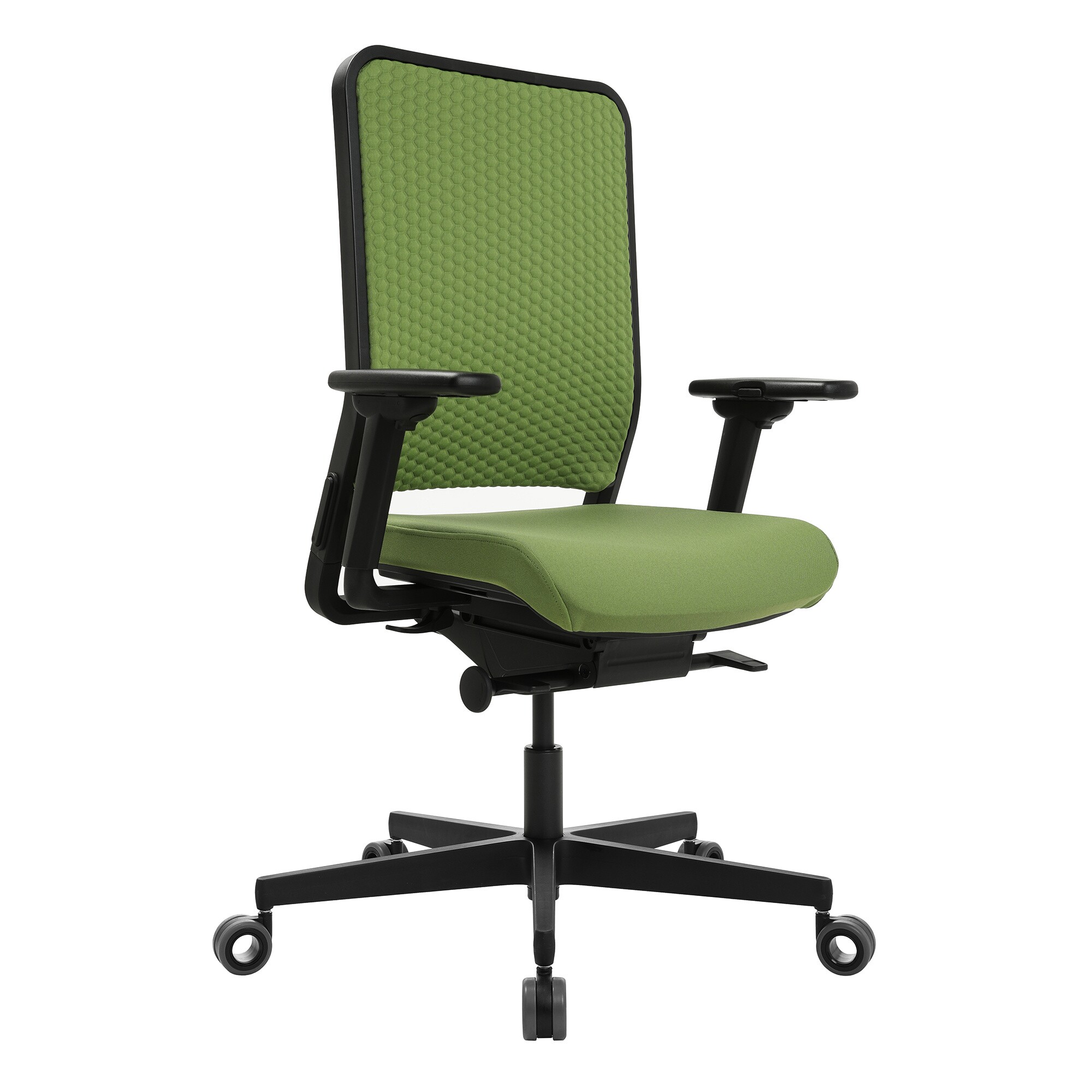 W1C Low Office Chair Backrest Flat Upholstery