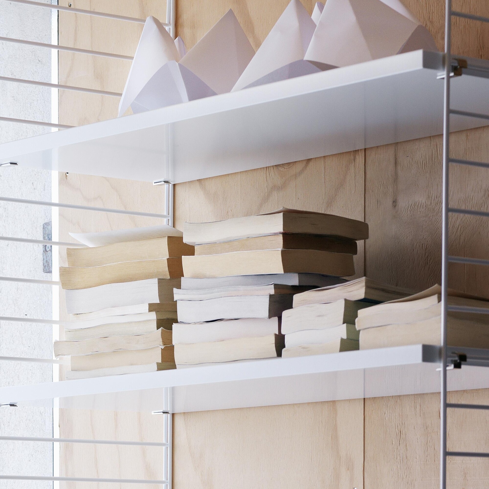 String System Shelves Set Of 3 58x30cm