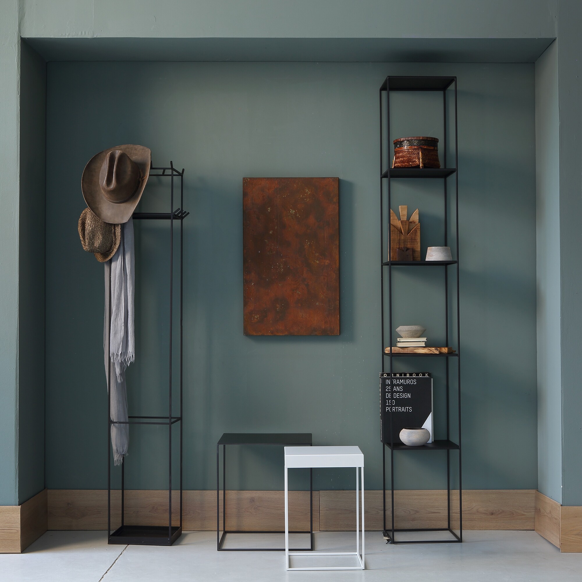 Slim Irony Coatstand 34x34x169cm