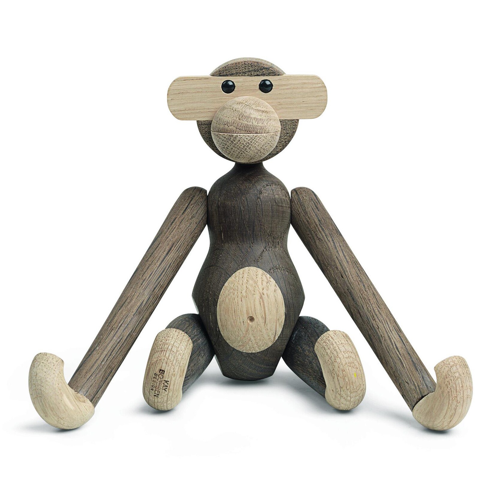 Wooden Figurine Monkey Small Oak