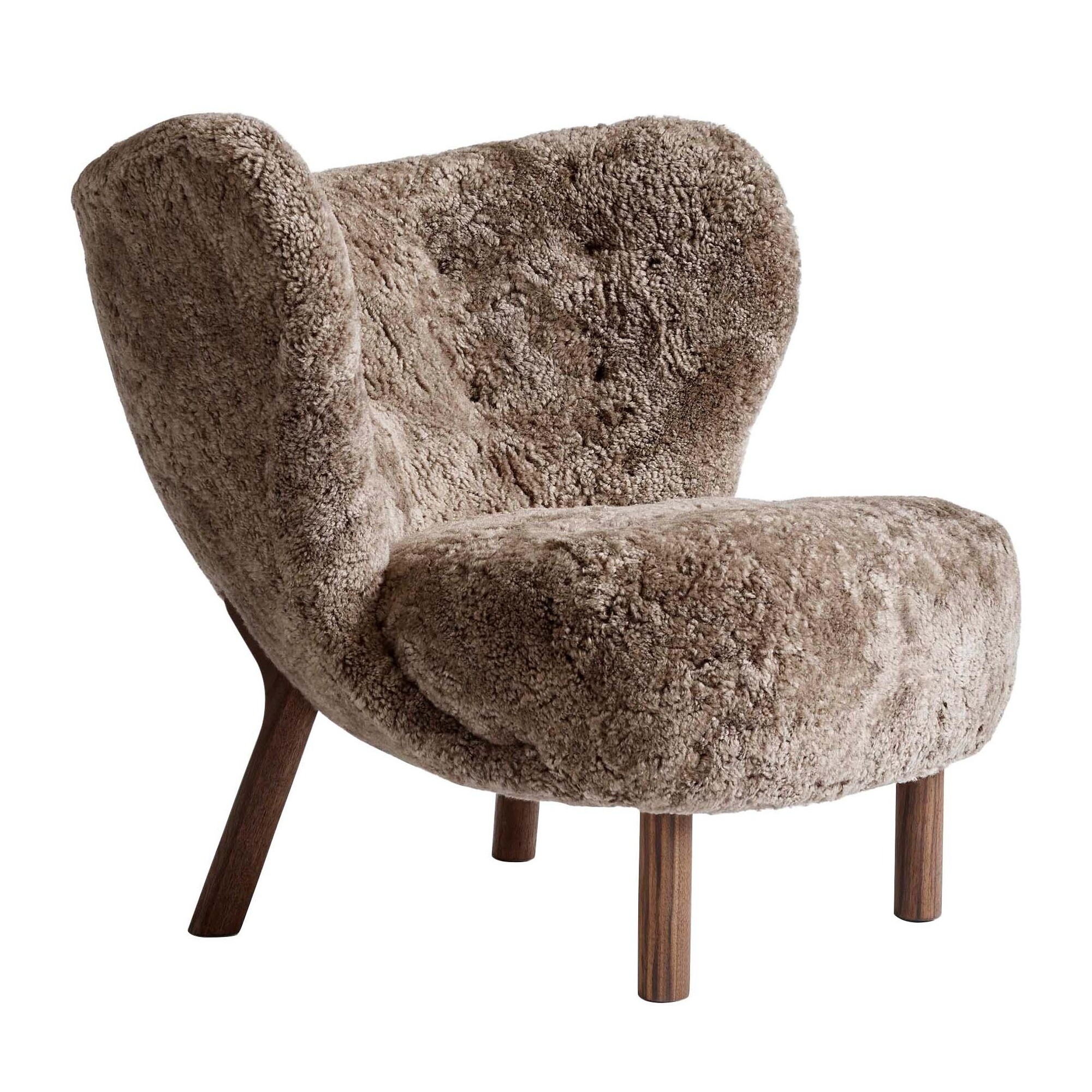 Little Petra VB1 Lounge Chair Frame Walnut