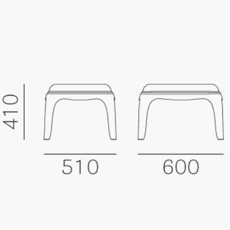 Pasha 661 Stool/ Side Table