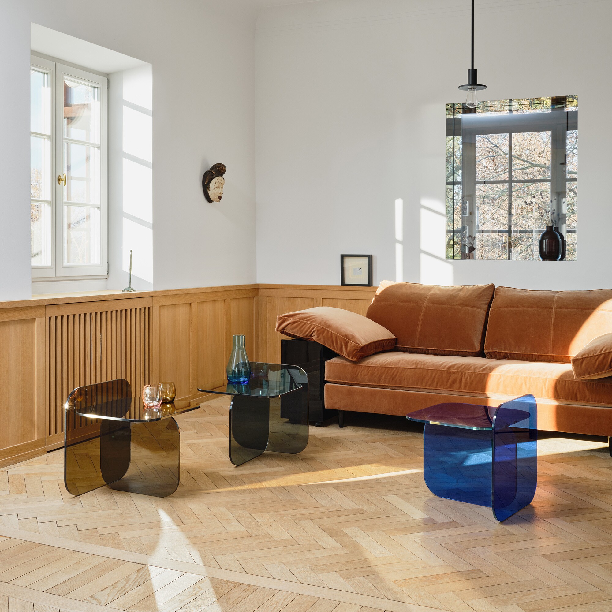 Sol Side Table Parsol Glass