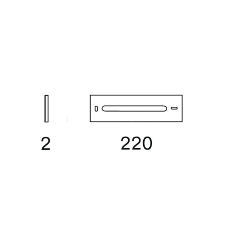 SML Cover Plate Aluminium anodised