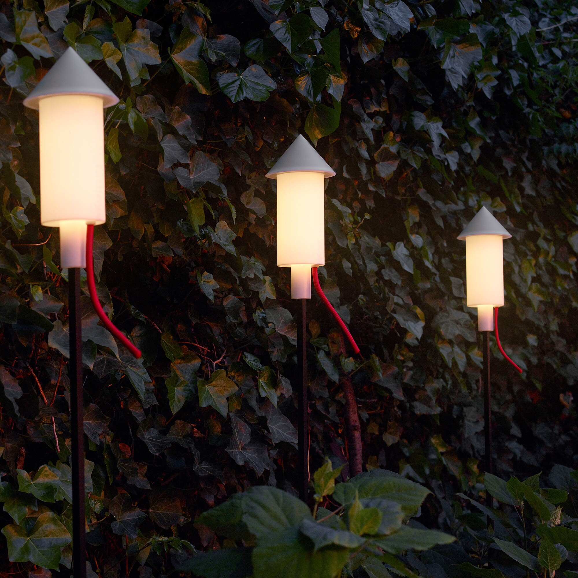 Prêt a Racket Outdoor Standing Lamp LED Set of 3