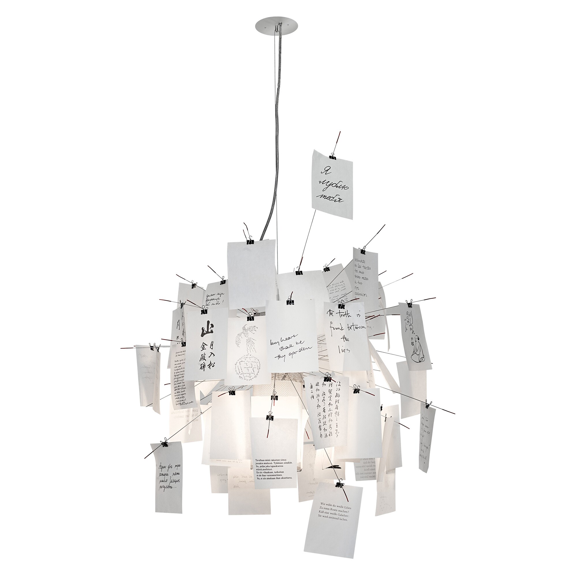 Zettel'z 6 Suspension Lamp Ø80cm
