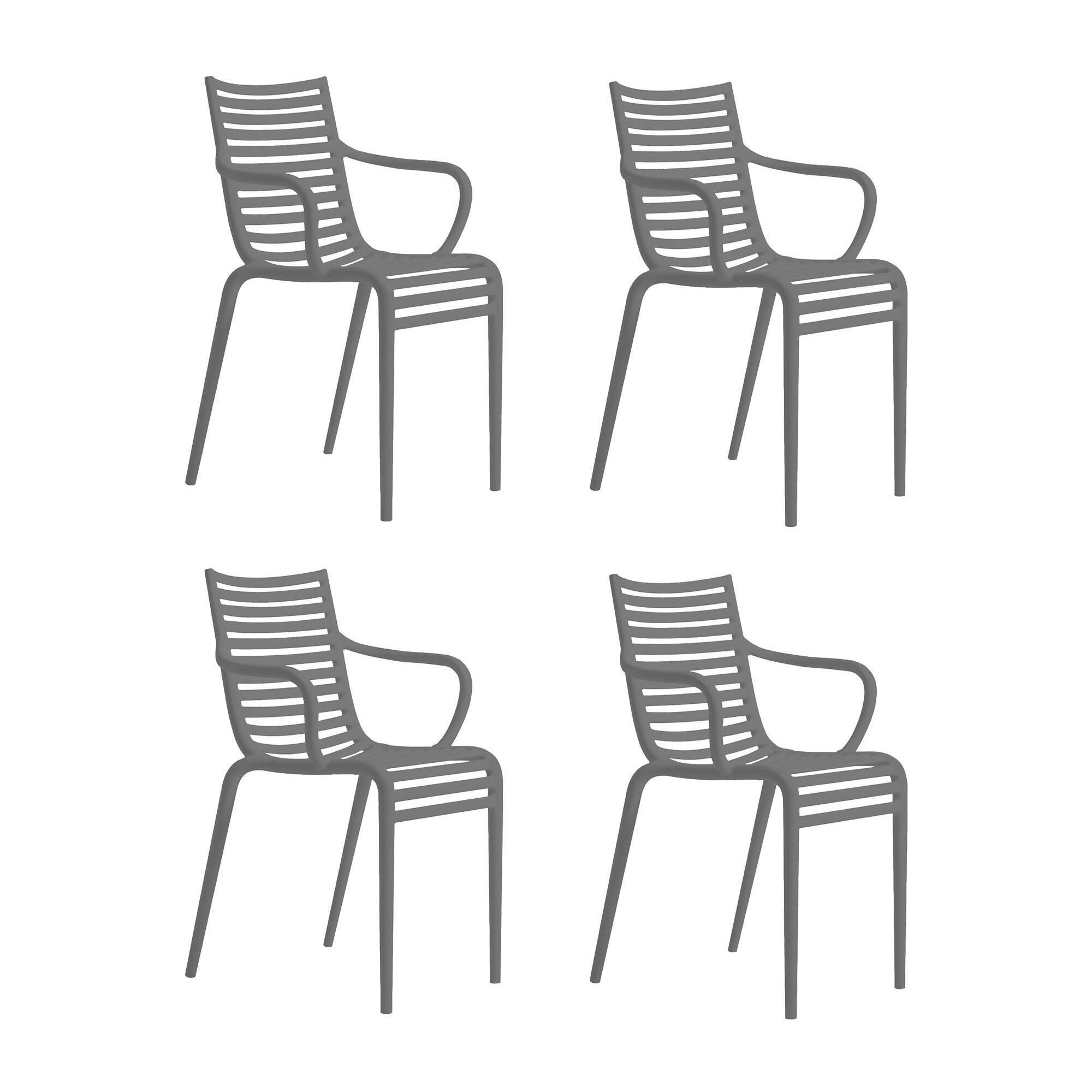 Pip-e Garden Armchair Set of 4