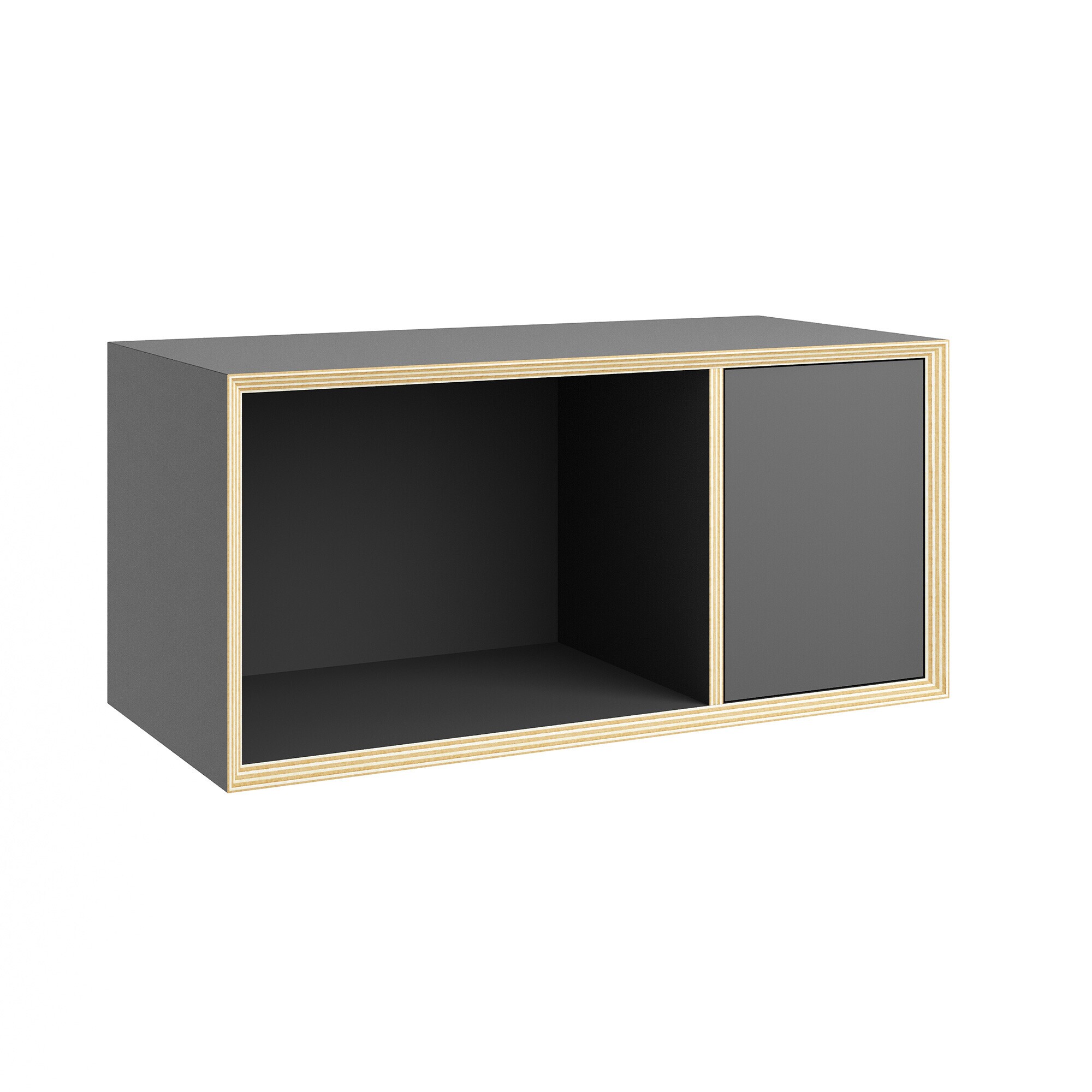 Vertiko Sixteen Shelf Unit with Door Right