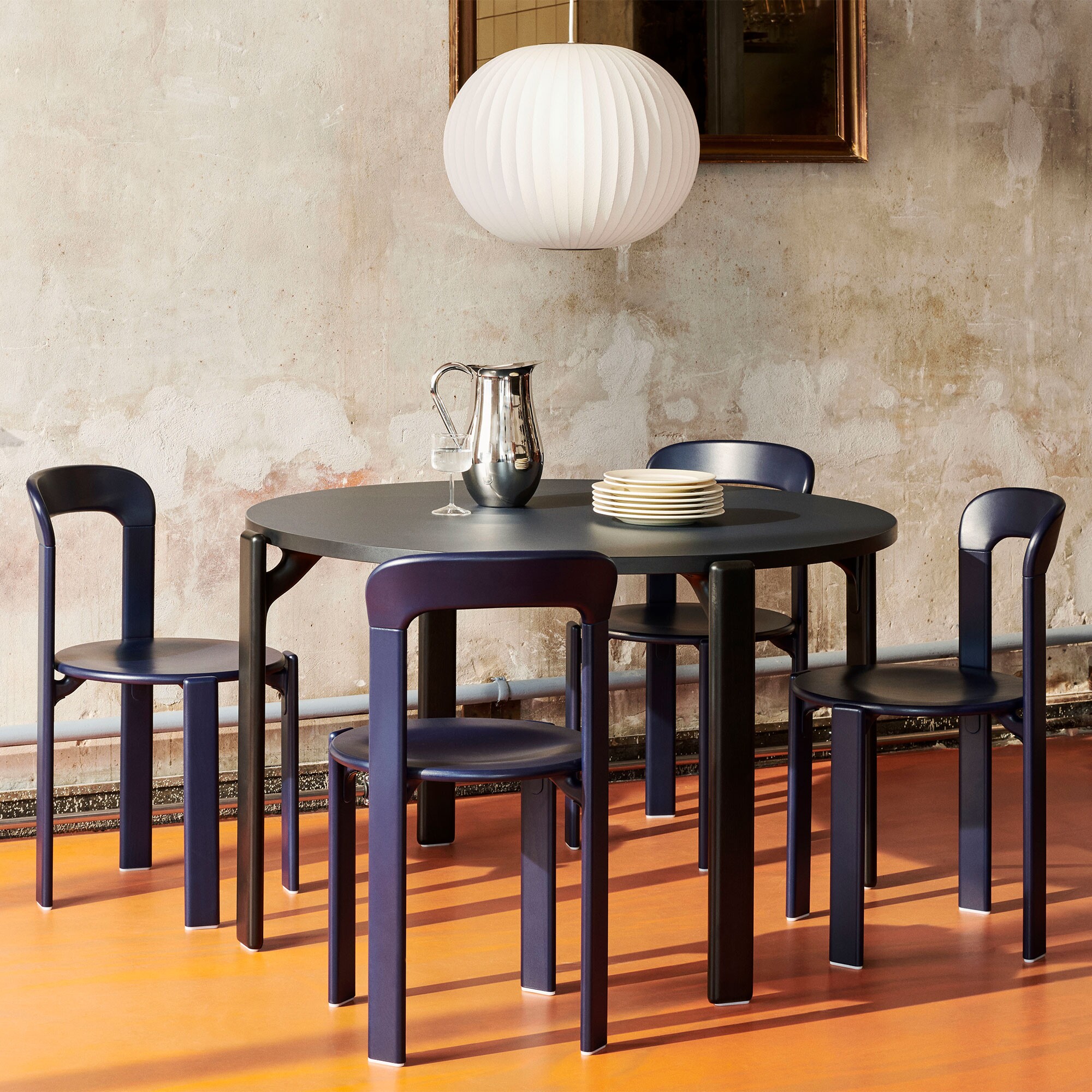 Rey Dining Table Veneer Ø128cm