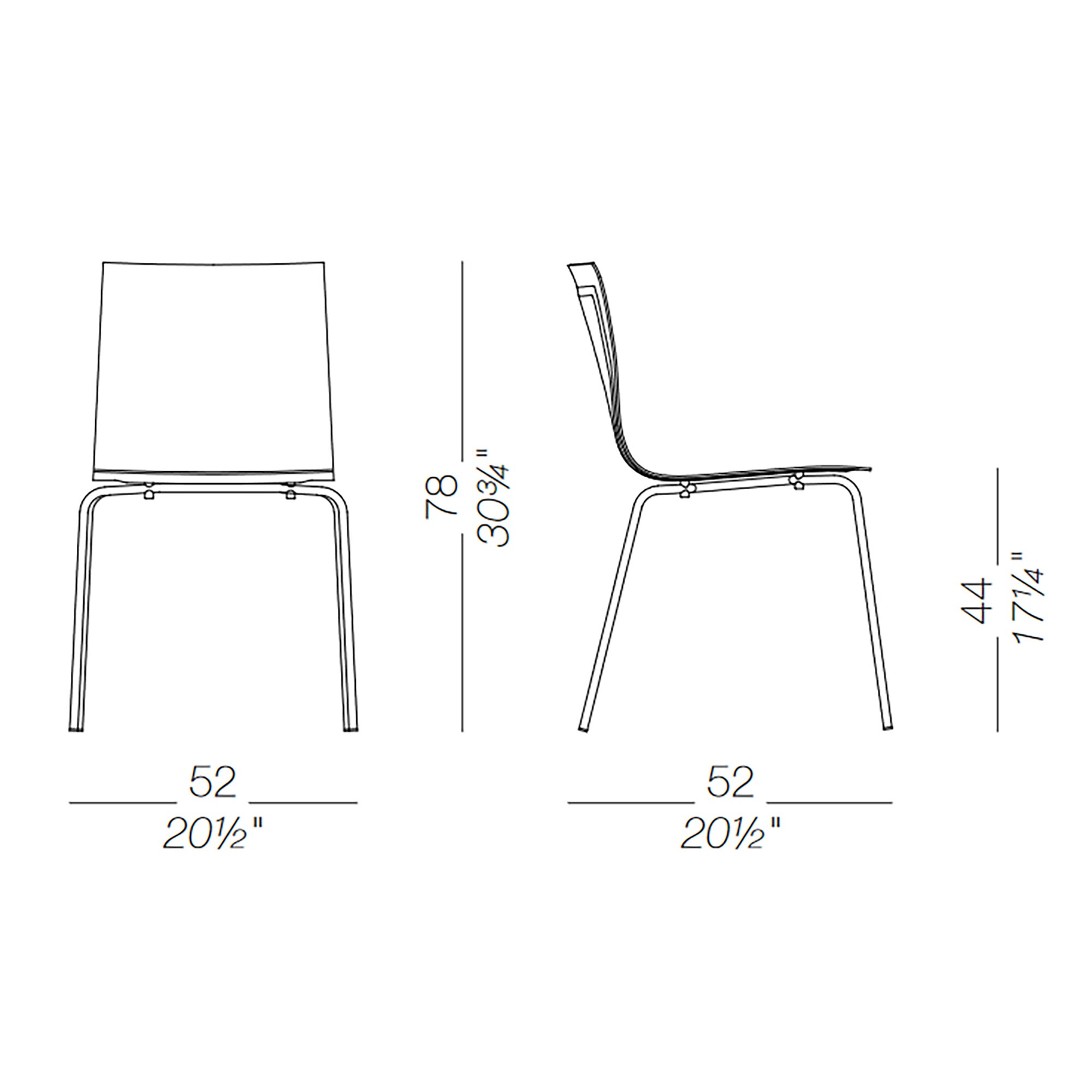 Thin S16 Chair Seat MDF