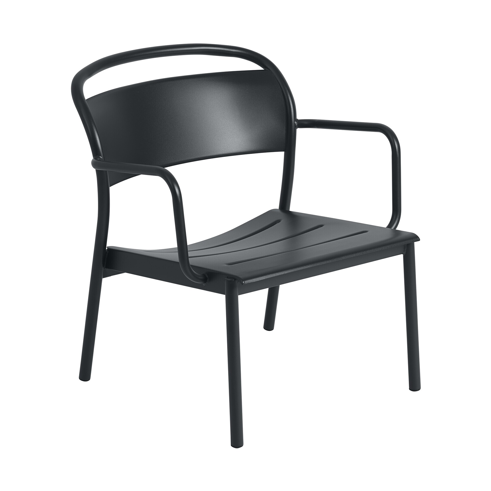 Linear Steel Lounge Garden Armchair