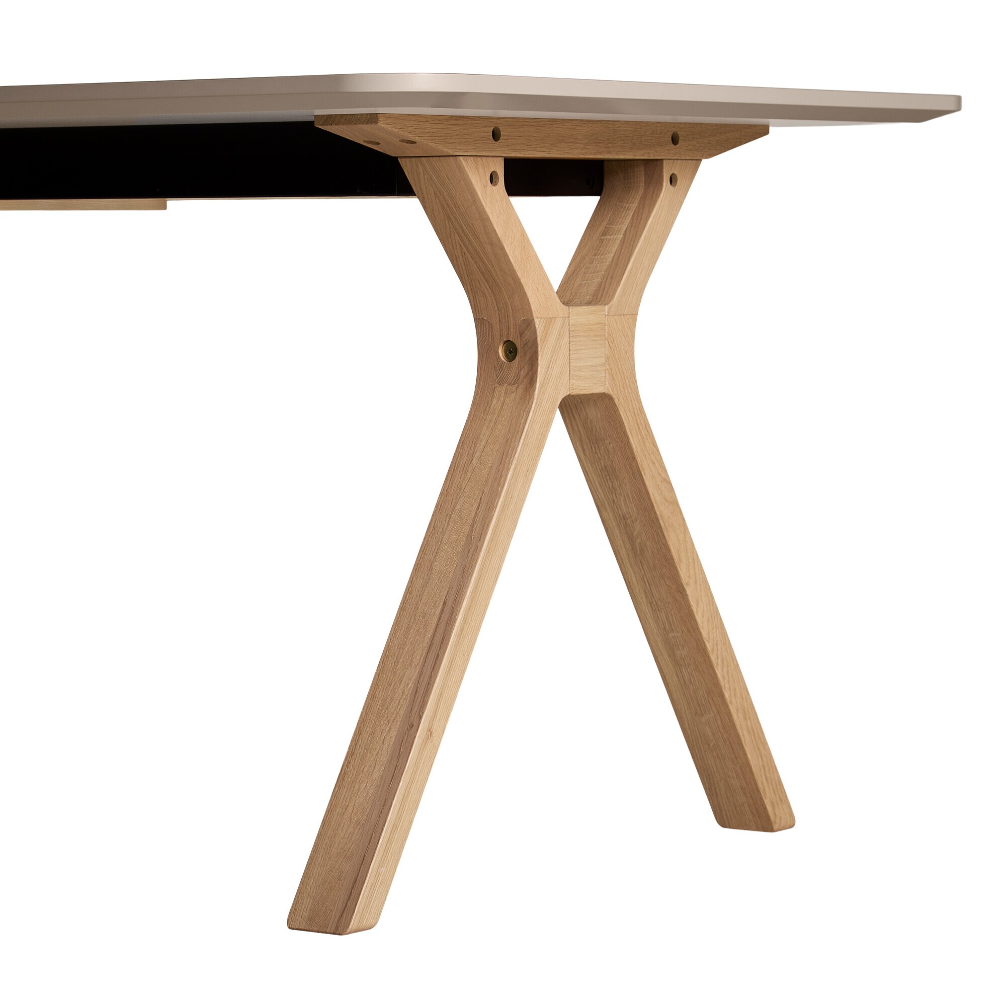 Space Dining Table Extentable Solid Wood 220x95cm