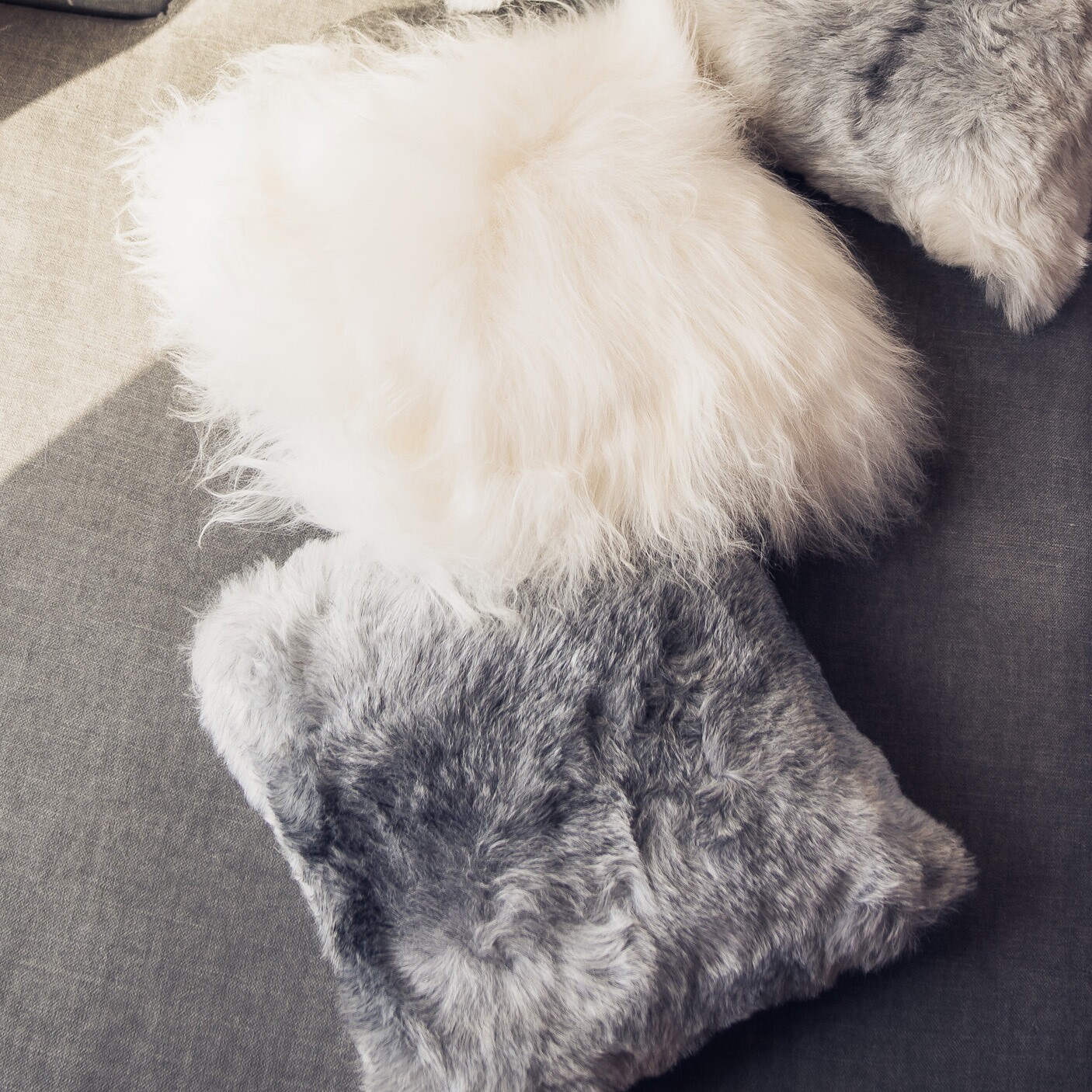 Sheepskin Shorn Cushion 35x35cm