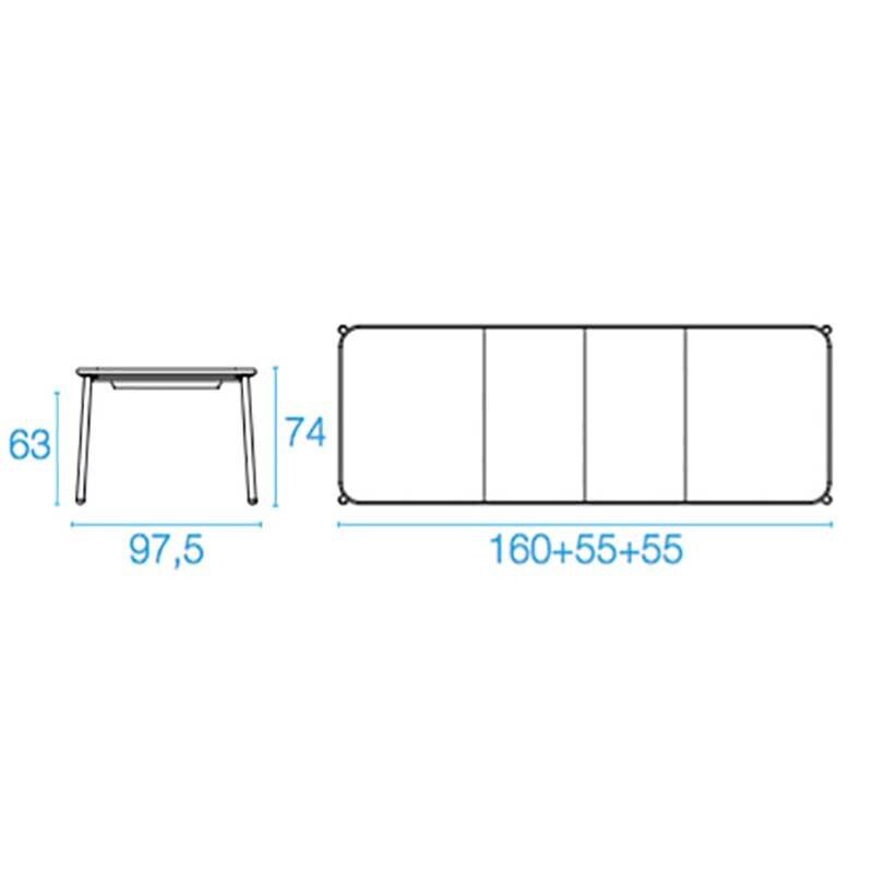 Yard  Aluminium Outdoor Table extendable
