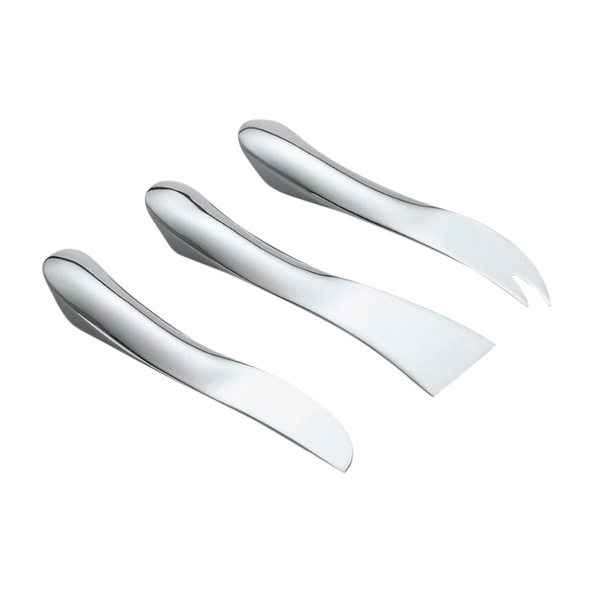 Wave Cheese Knife 3 Pieces