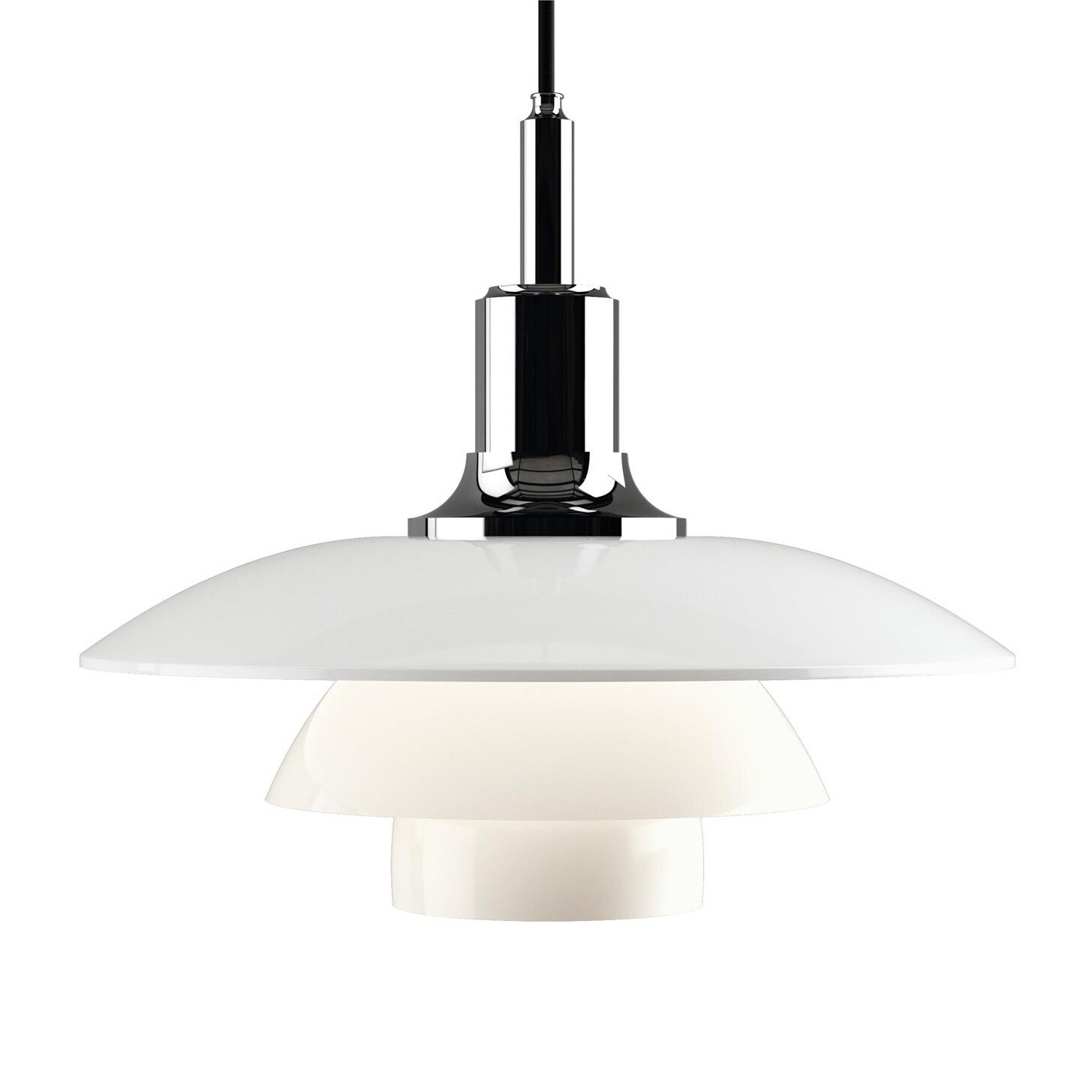 PH 3 1/2 - 3 Glass Suspension Lamp