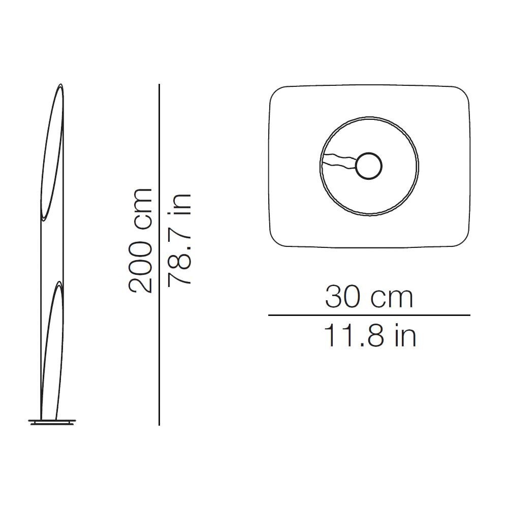 Shakti 200 Floor Lamp Base Polished