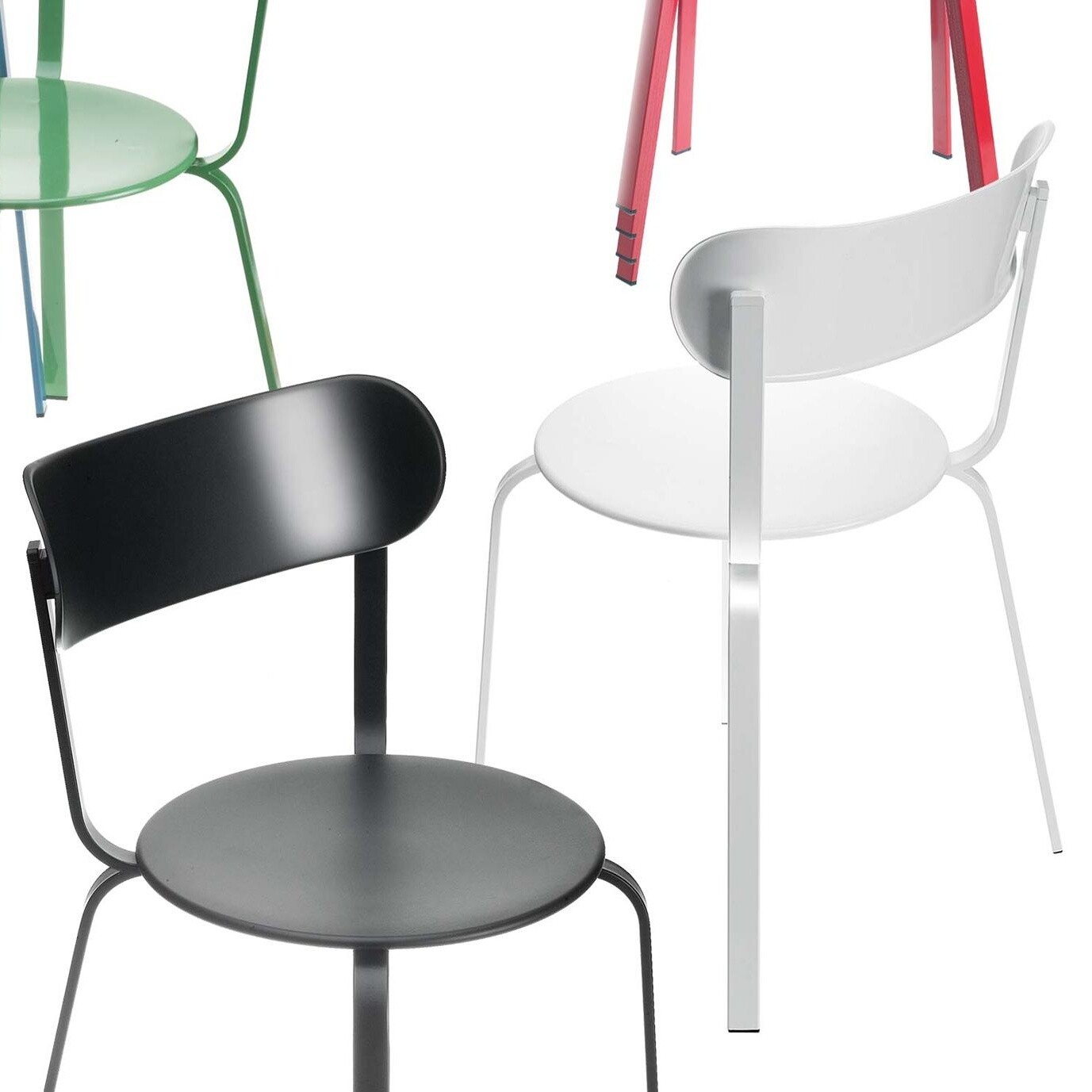 Stil S48 Chair Four Leg Frame Stackable