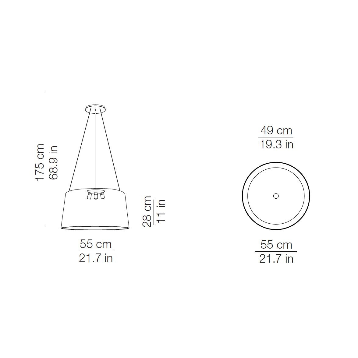 Tripod Suspension Lamp