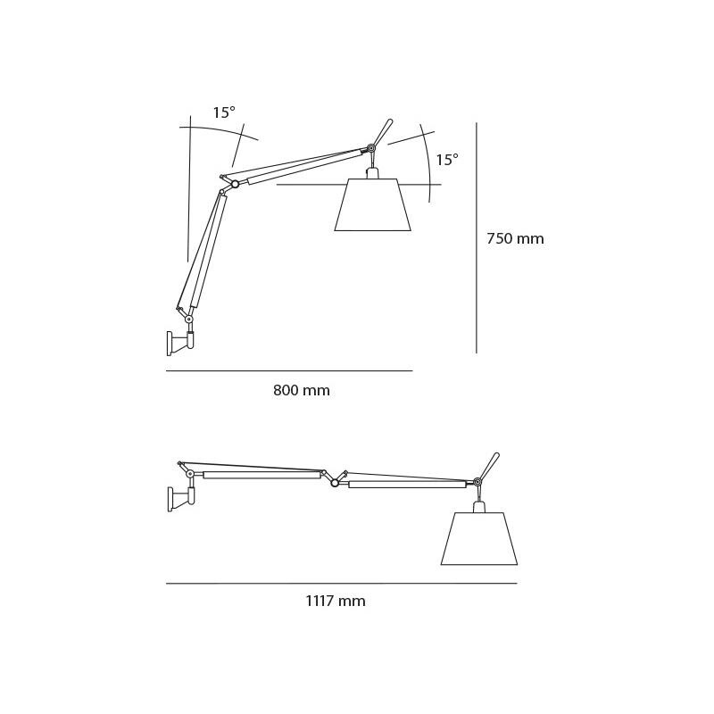 Tolomeo Basculante Parete Wall Lamp