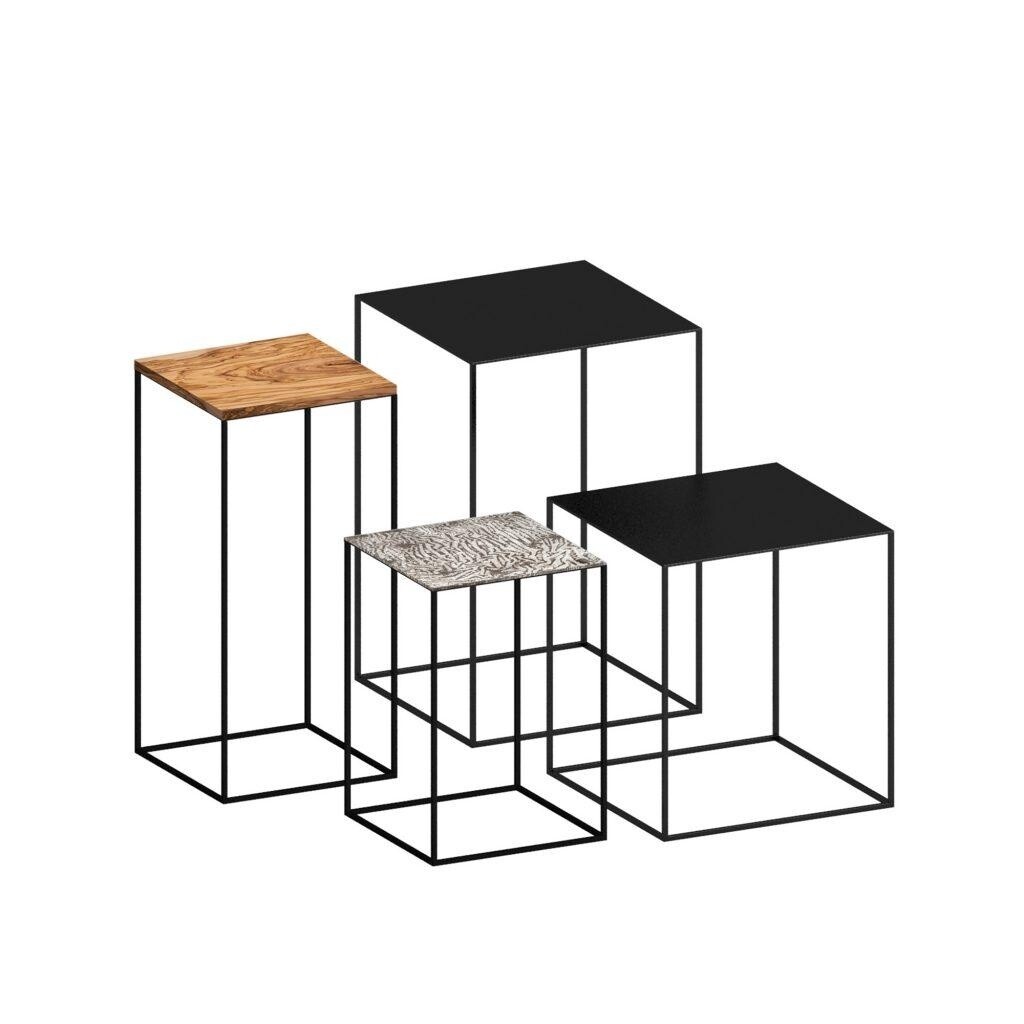 Slim Irony Side Table 41x41cm