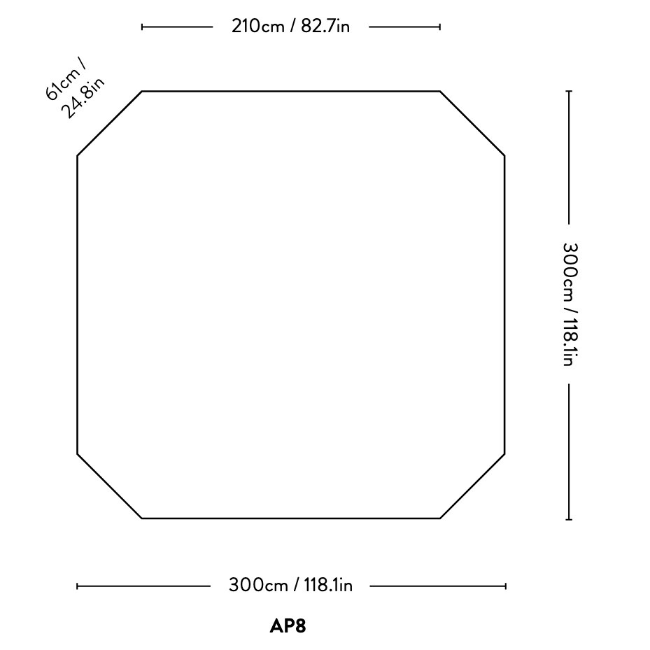 The Moor AP8 Rug Square