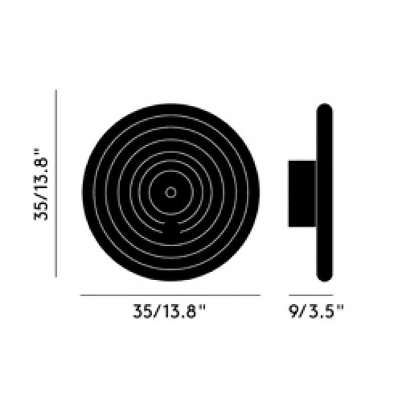 Press Surface LED Wall Lamp L