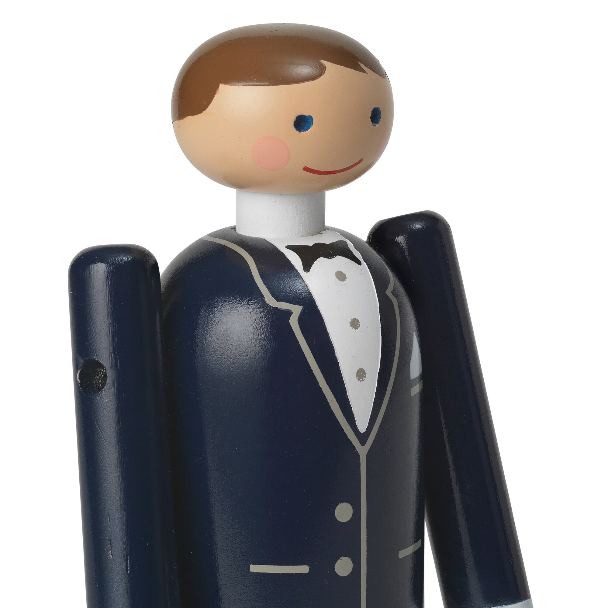 Wooden Figurine Bride & Groom