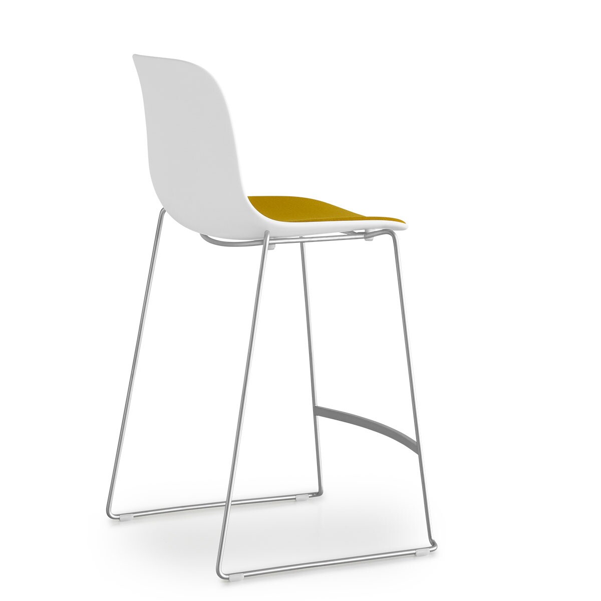 Seela S321 Bar Stool with Fabric H 75cm
