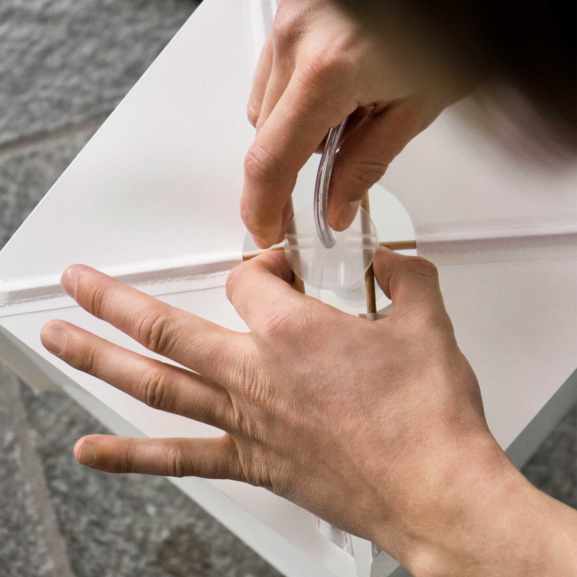 Paper Cube Table Lamp