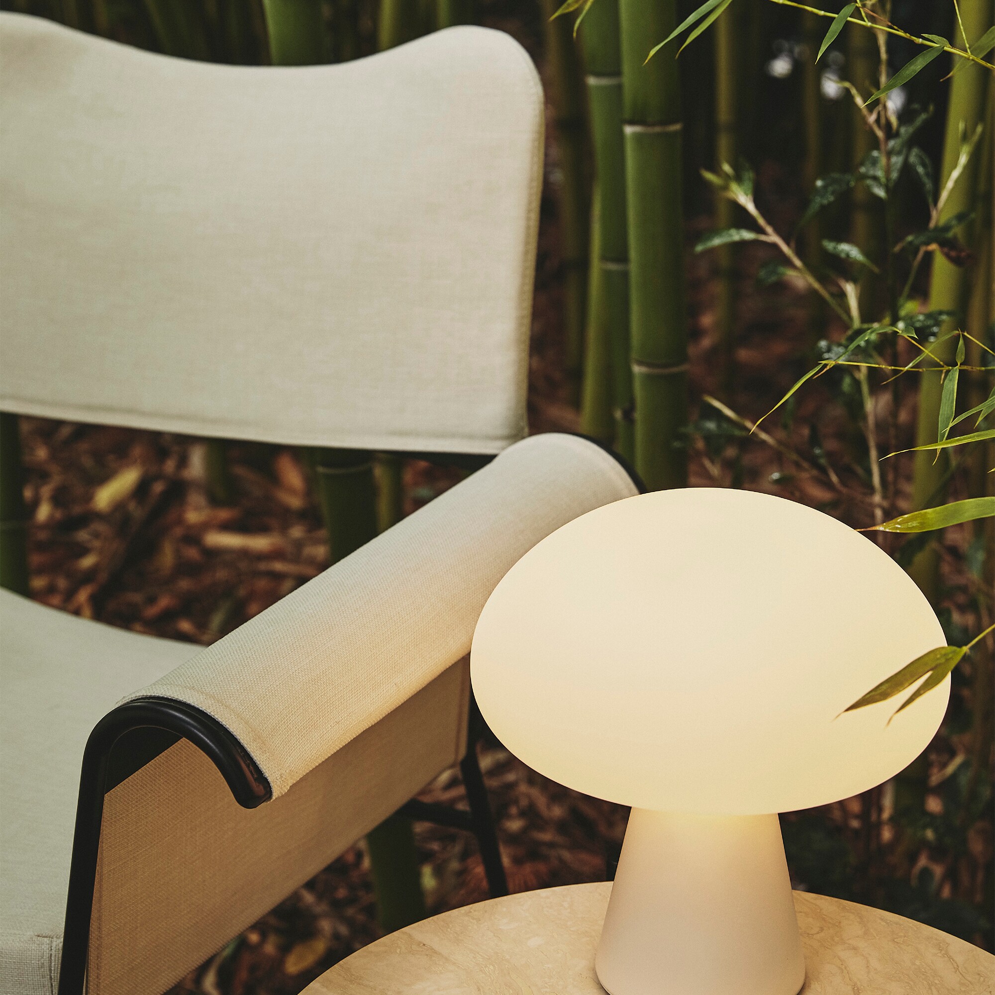 Tropique Outdoor Dining Chair Frame Black