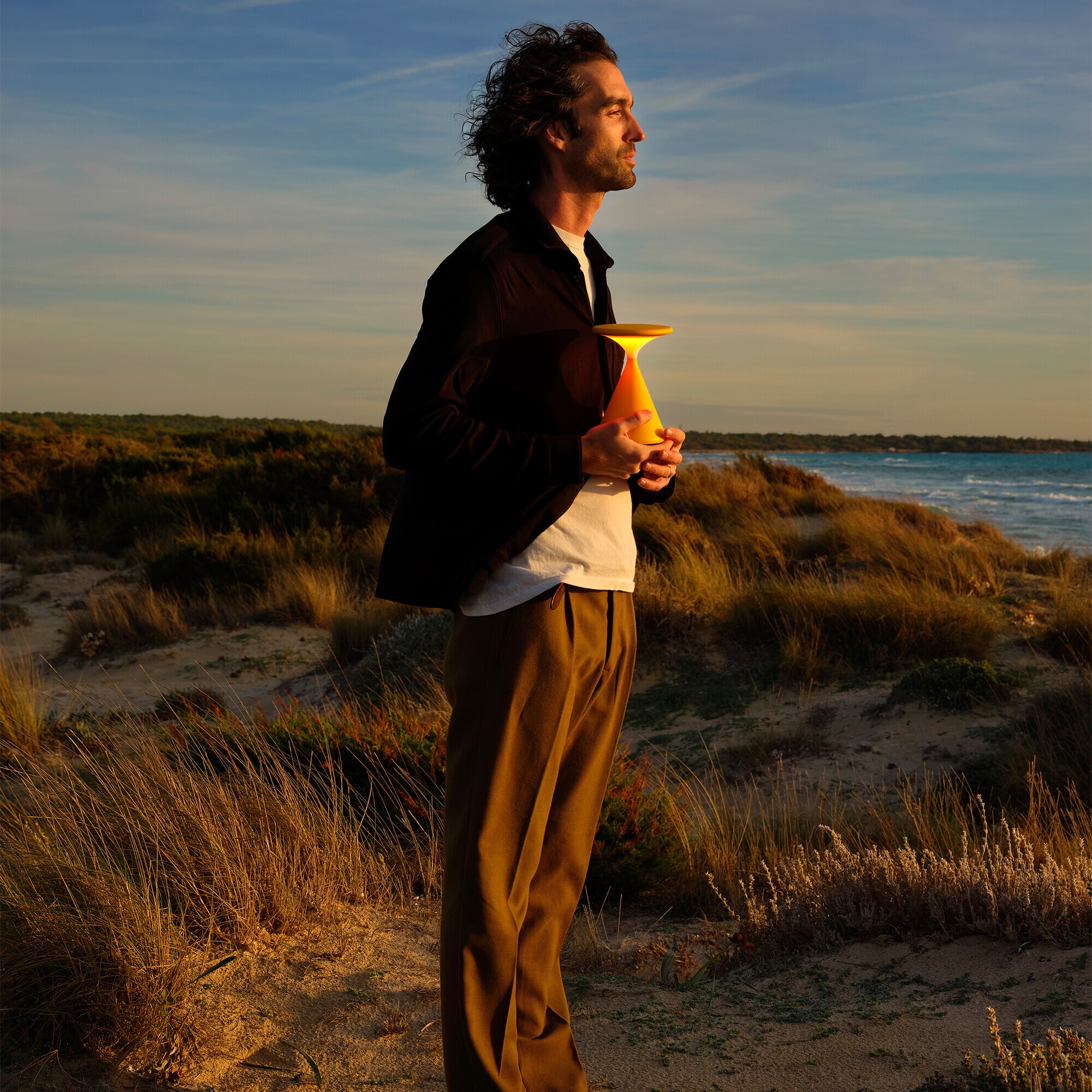 Salt LED Battery Lamp