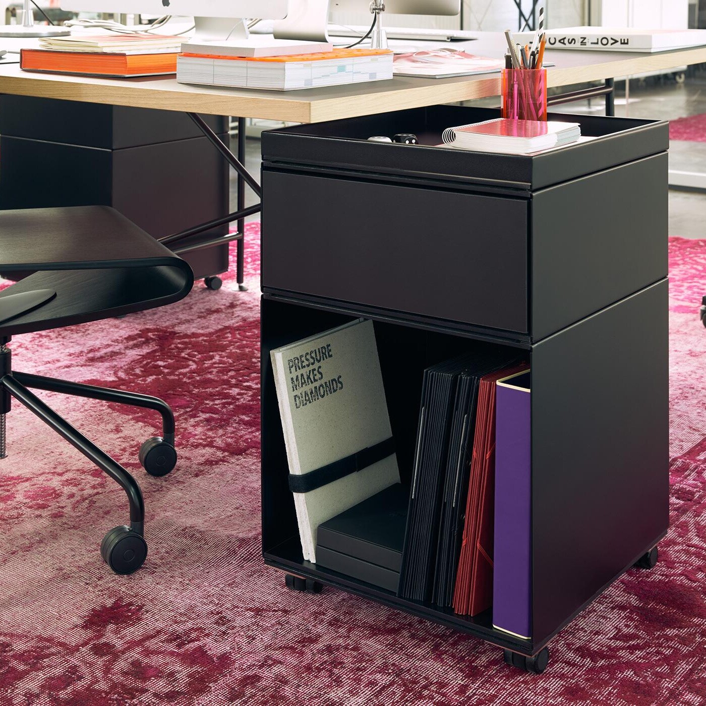 Stak Container On Wheels H 65cm