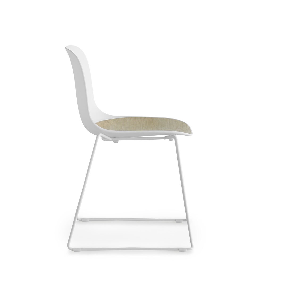 Seela S310 Chair Skid Frame White