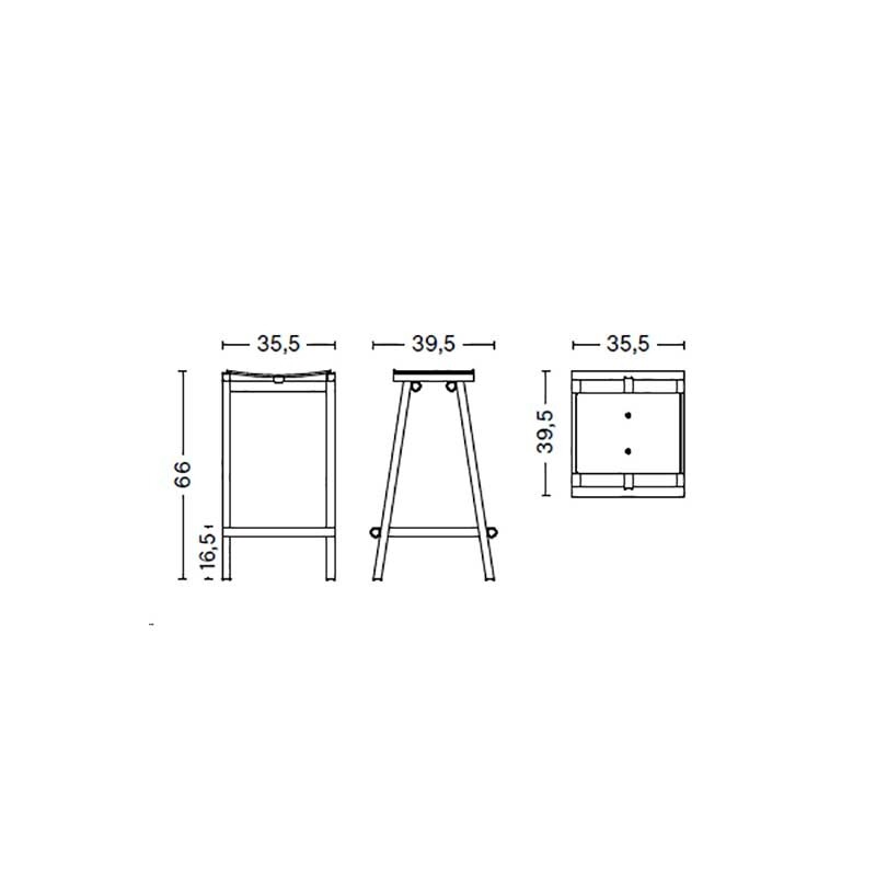 Taburete 8 Bar Stool 65cm