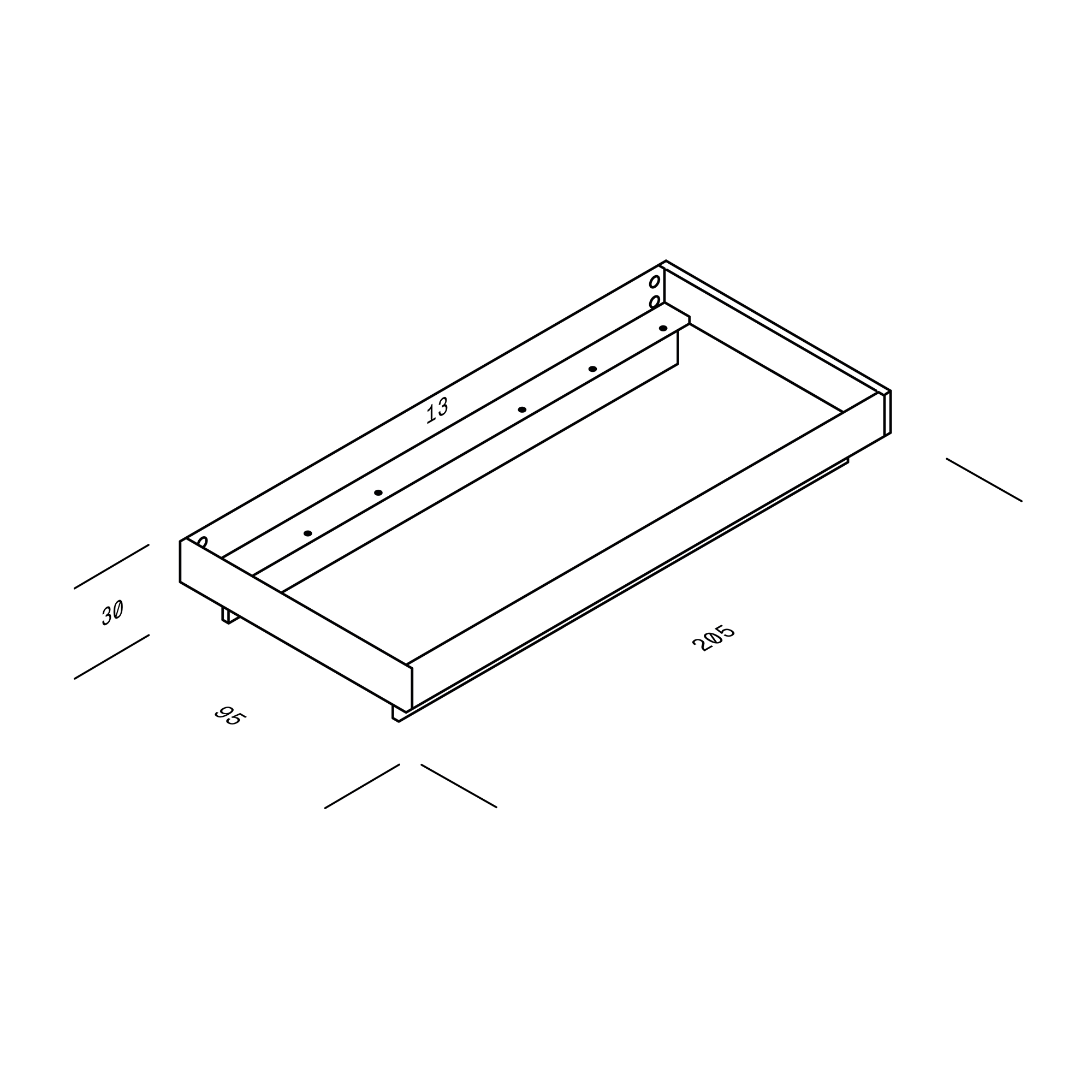 Zians XSmall Single Bed 90x200cm with Continuous Leg