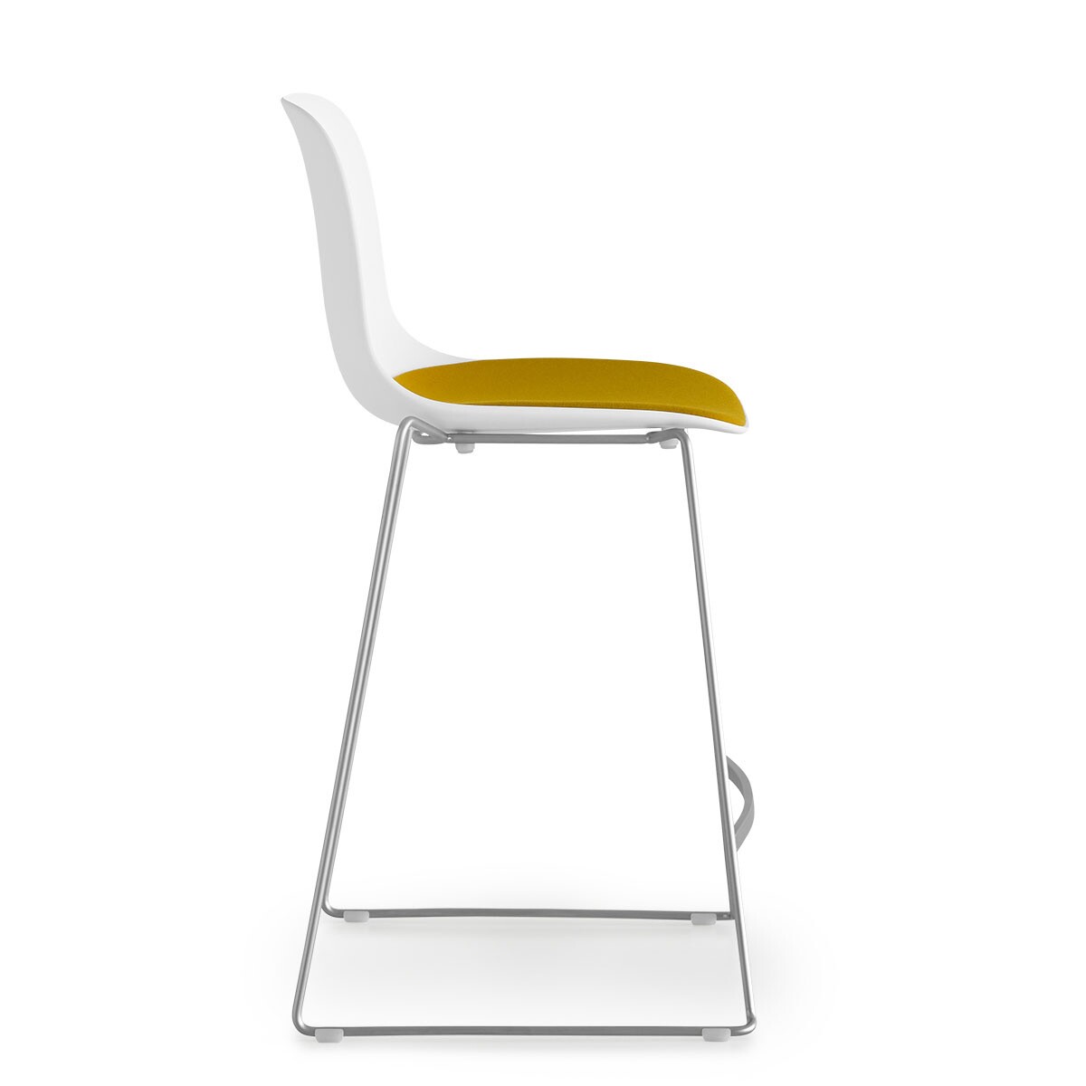 Seela S321 Bar Stool with Fabric H 75cm