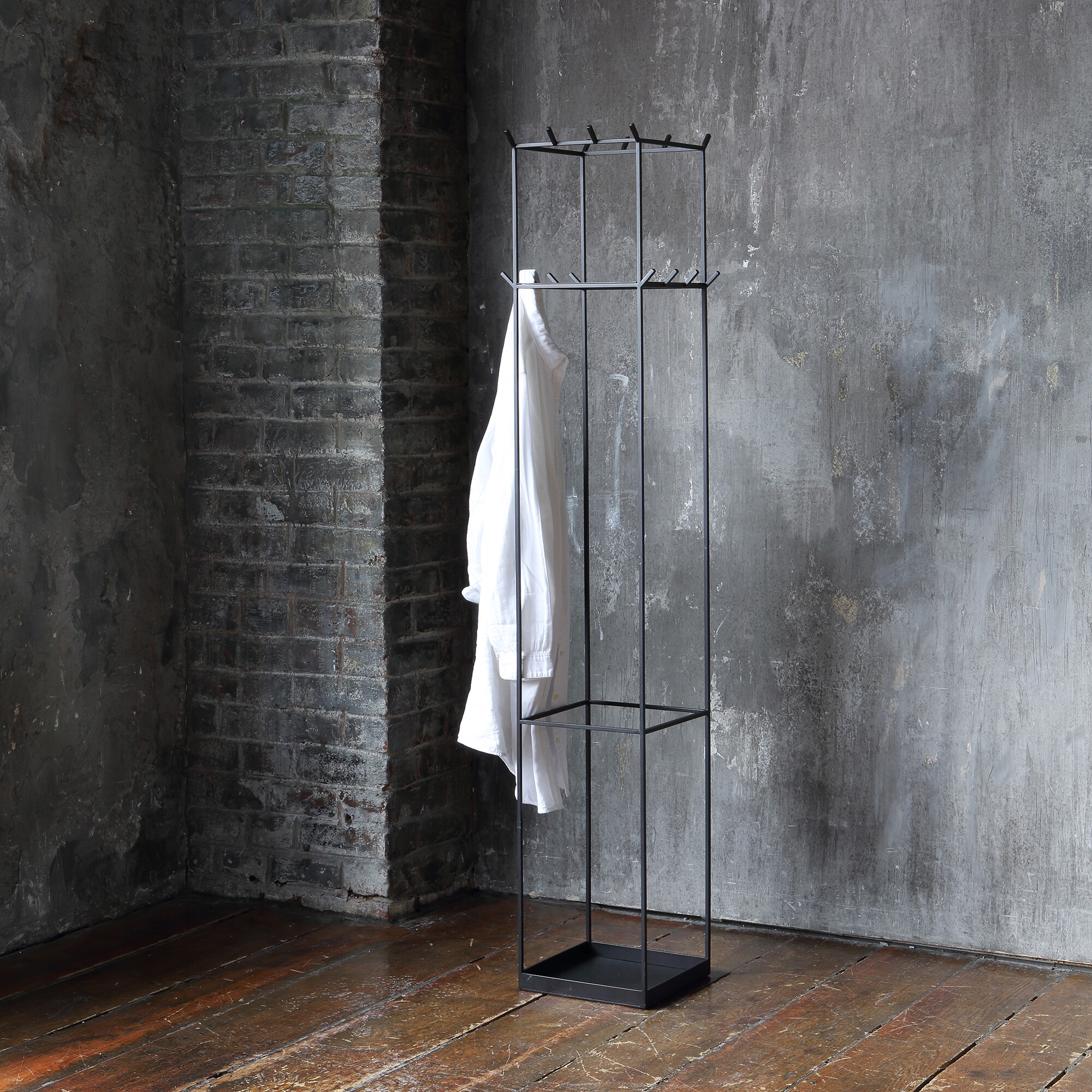 Slim Irony Coatstand 34x34x169cm