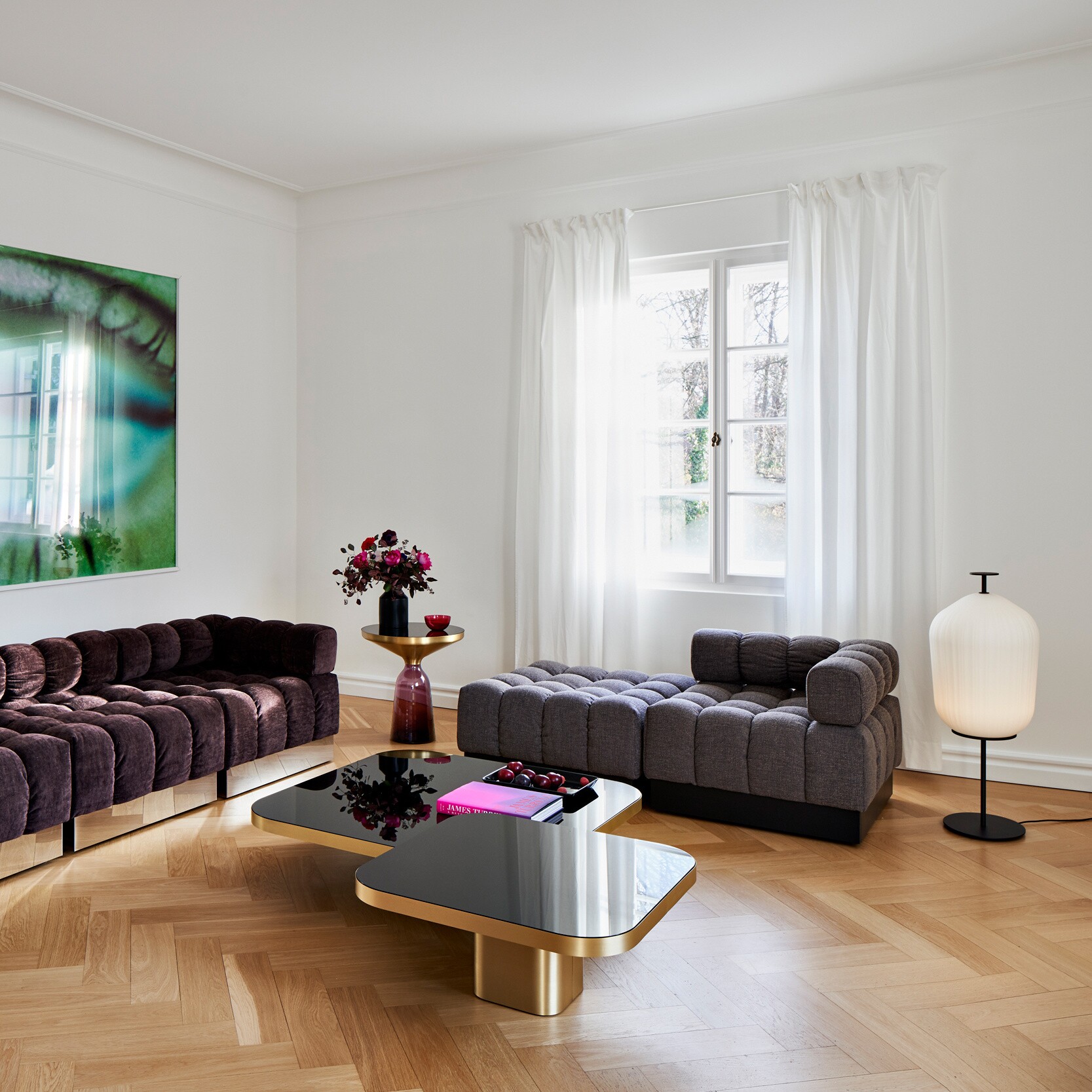 Plissée LED Floor Lamp