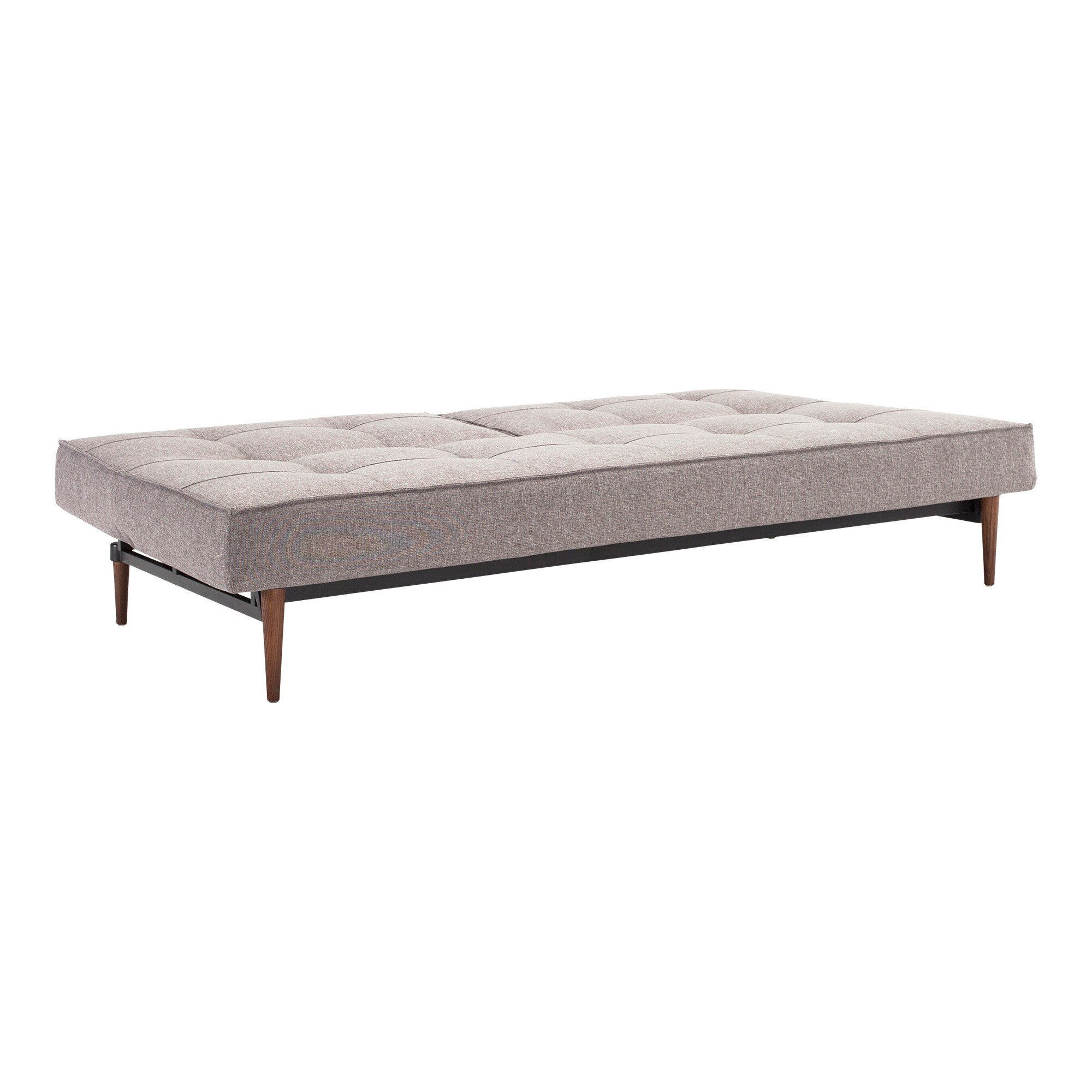 Splitback Styletto Sofa Bed Dark Wood 210x91cm