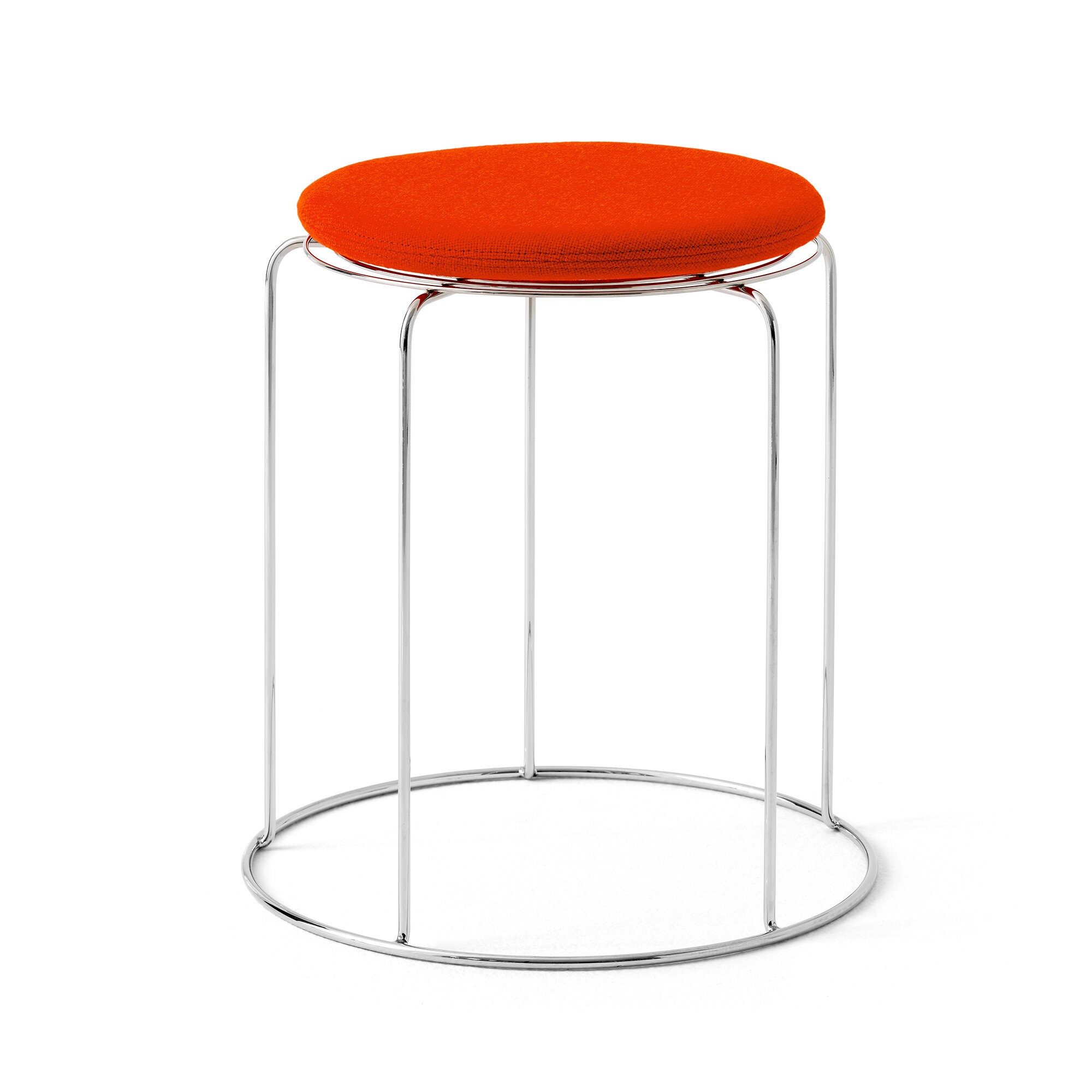 Wire VP11 Stool with Seat Pad