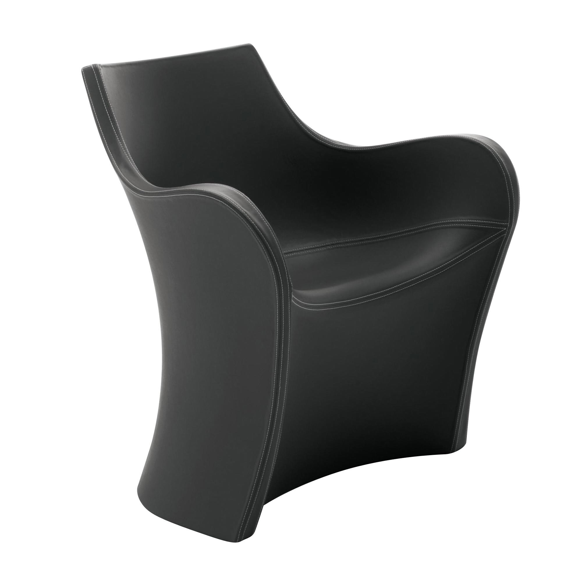 Woopy Armchair with Real Leather