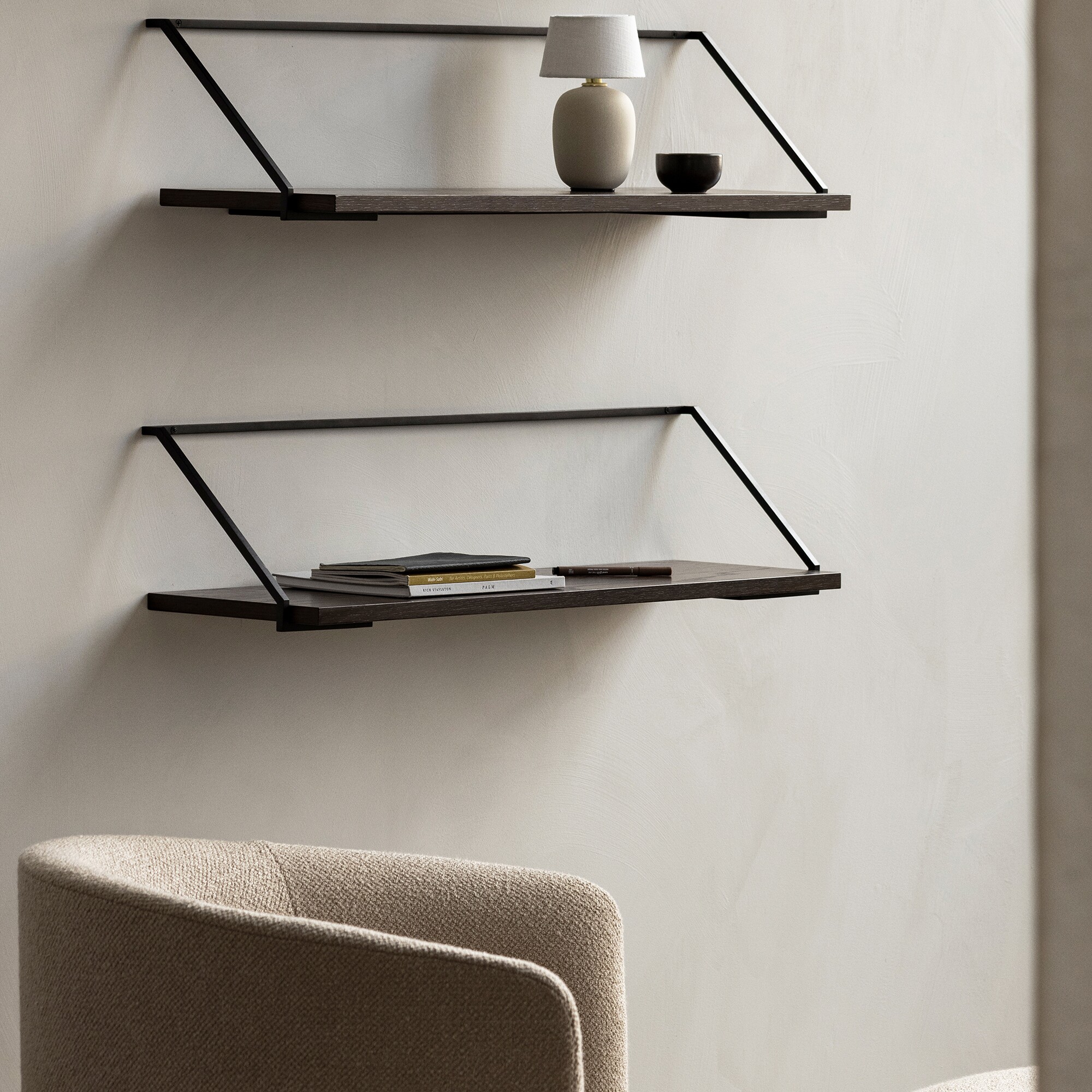 Rail Wall Shelf 92x25cm